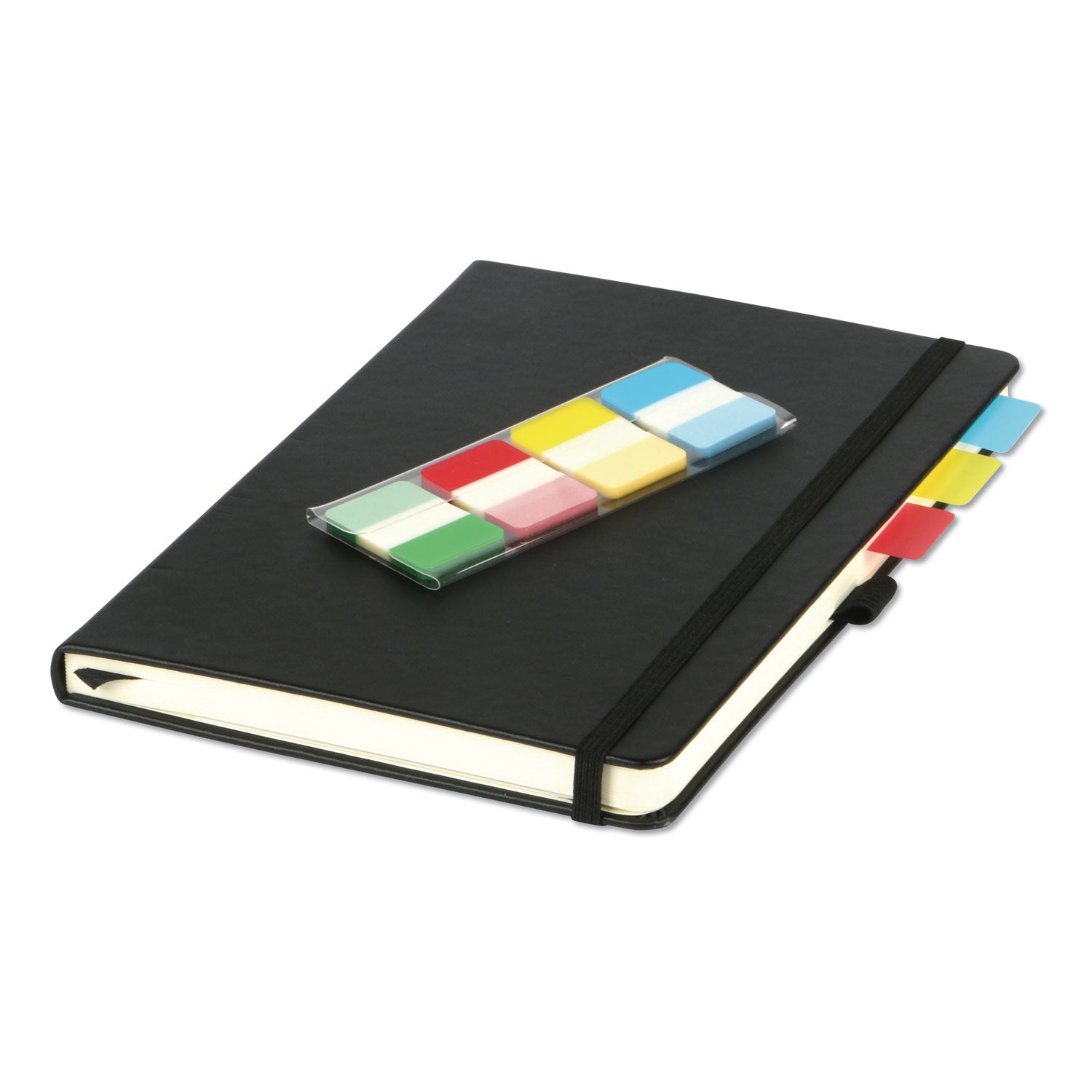 Universal® Self Stick Index Tab, 1", Assorted Colors, 100/pack