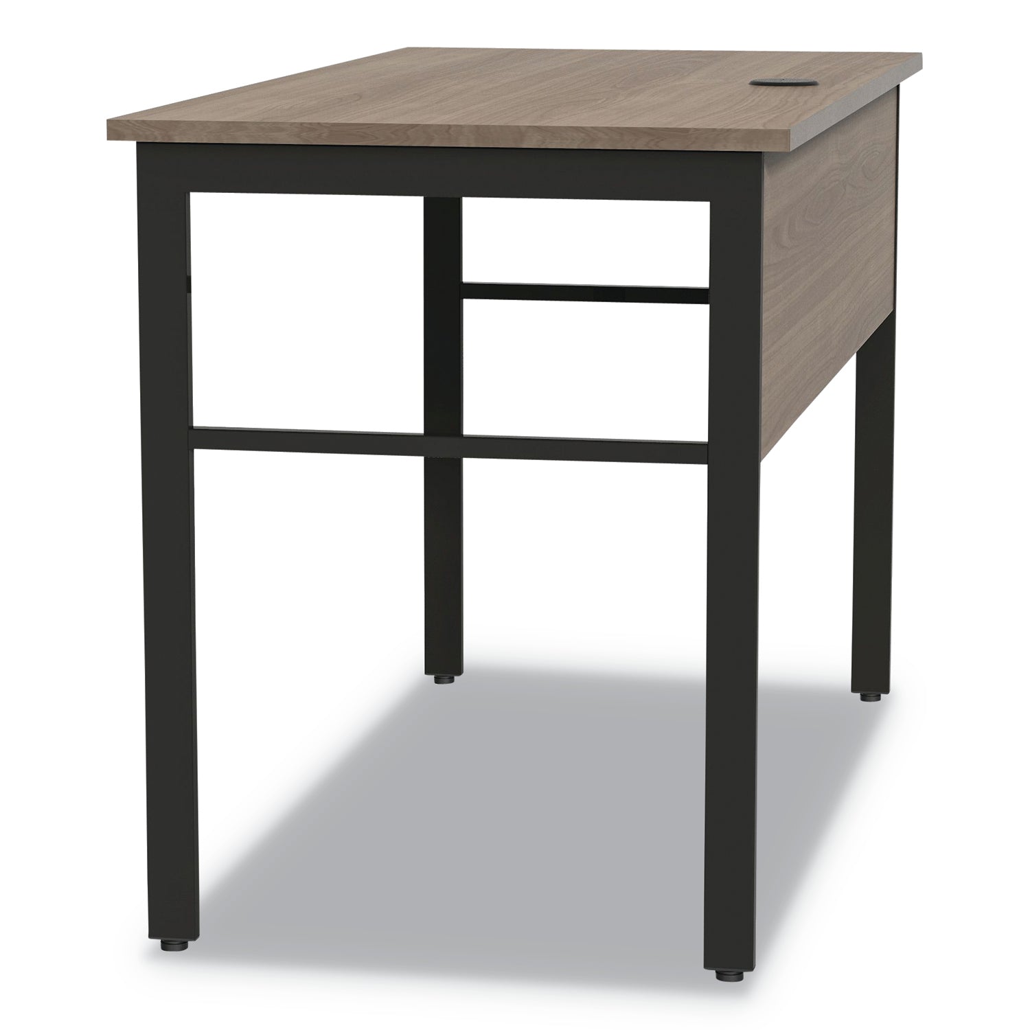 Linea Italia® Urban Series Desk Workstation, 47.25" X 23.75" X 29.5", Natural Walnut