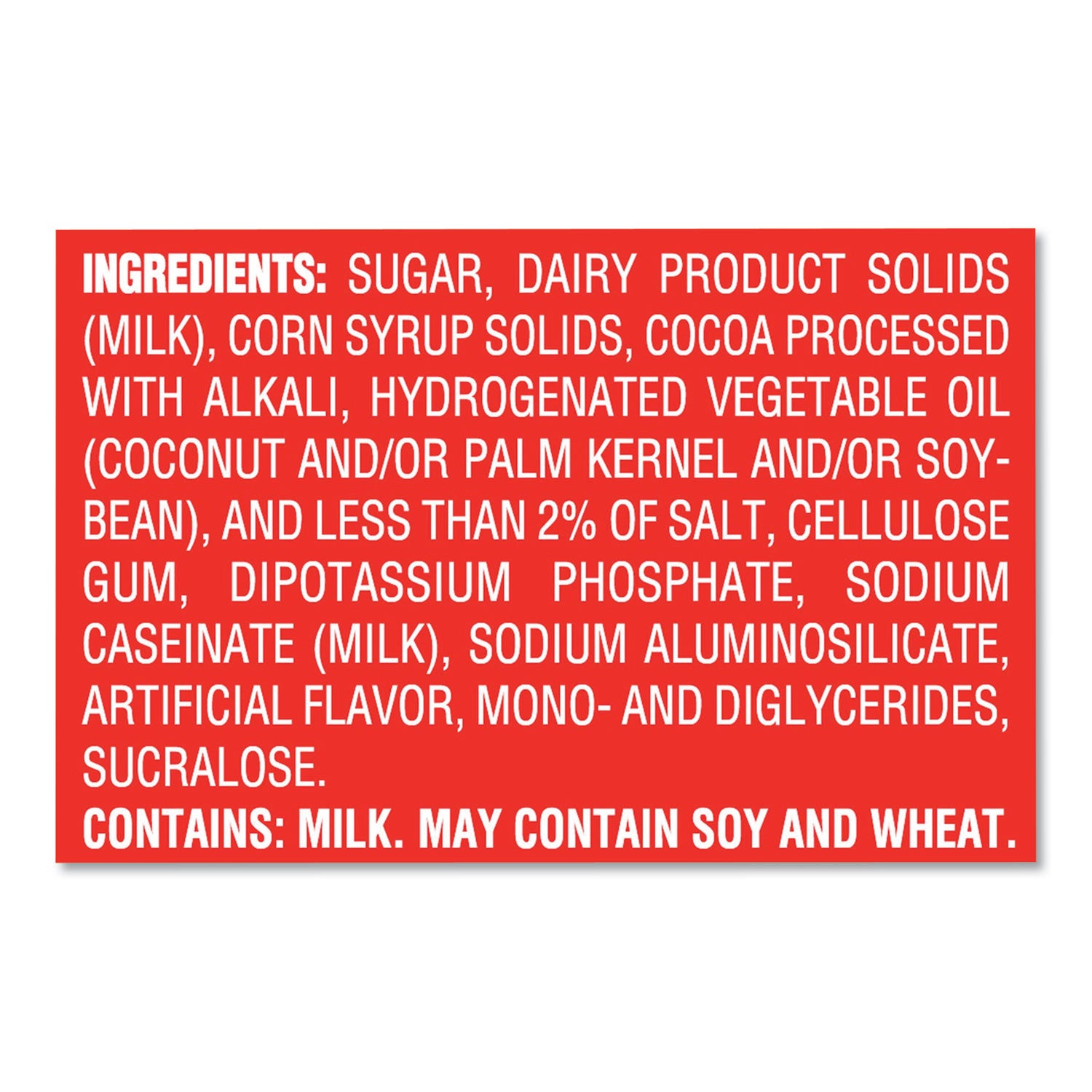 Nestlé® Hot Cocoa Mix, Dark Chocolate, 0.71 Oz, 50/box