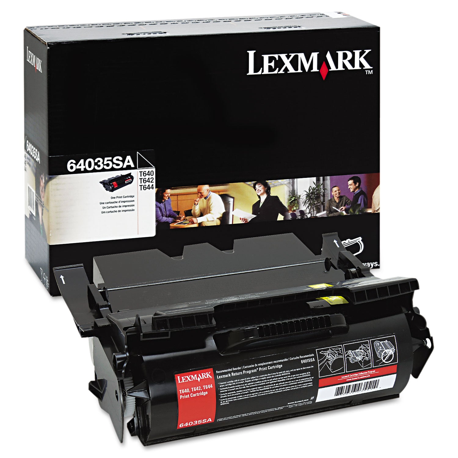 Lexmark™ 64035sa Toner, 6,000 Page-Yield, Black
