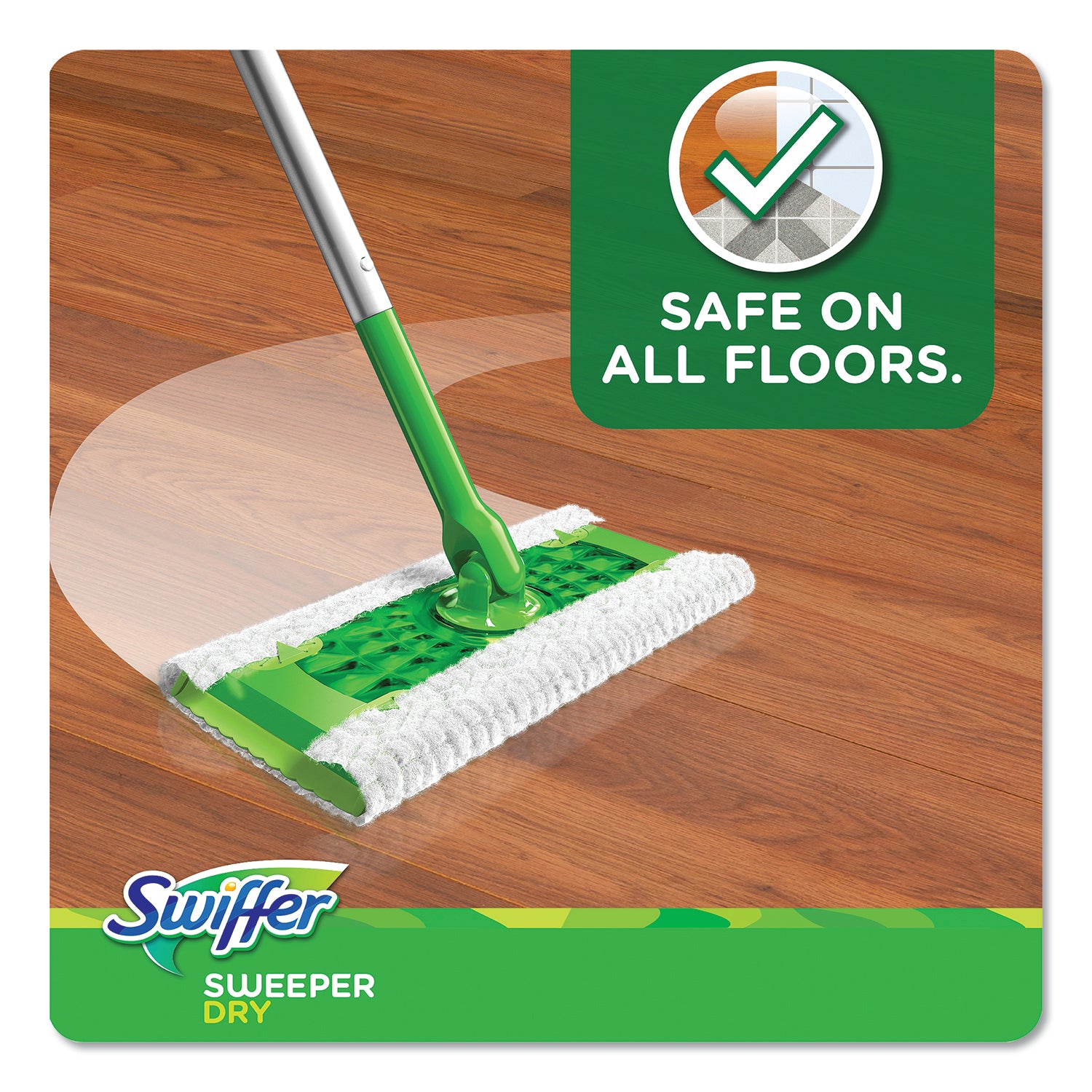 Swiffer® Dry Refill Cloths, White, 10.4" x 8", 52/Box, 3 Boxes/Carton