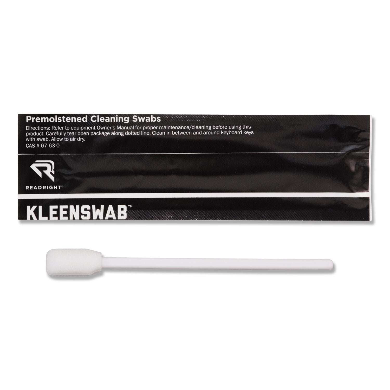 Read Right® Kleenswabs Printer Cleaner Swabs, 25/box