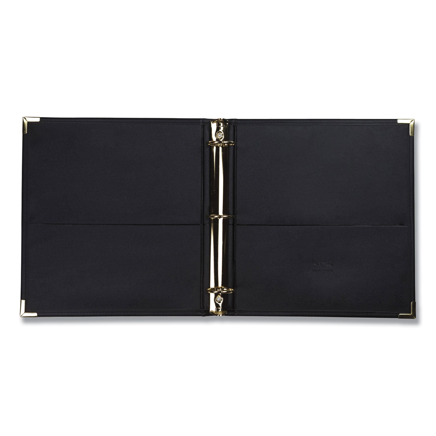 Samsill® Classic Collection Ring Binder, 3 Rings, 1.5" Capacity, 11 X 8.5, Black