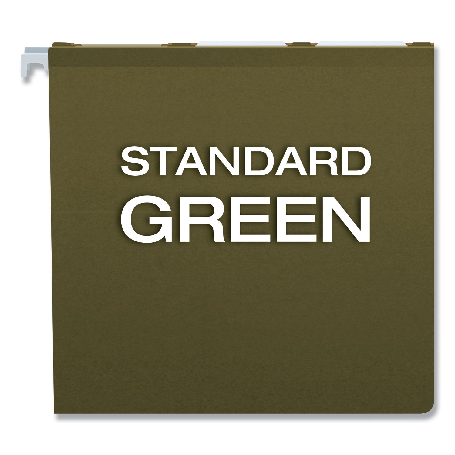 Pendaflex® Ready-Tab Reinforced Hanging File Folders, Legal Size, 1/6-Cut Tabs, Standard Green, 25/Box