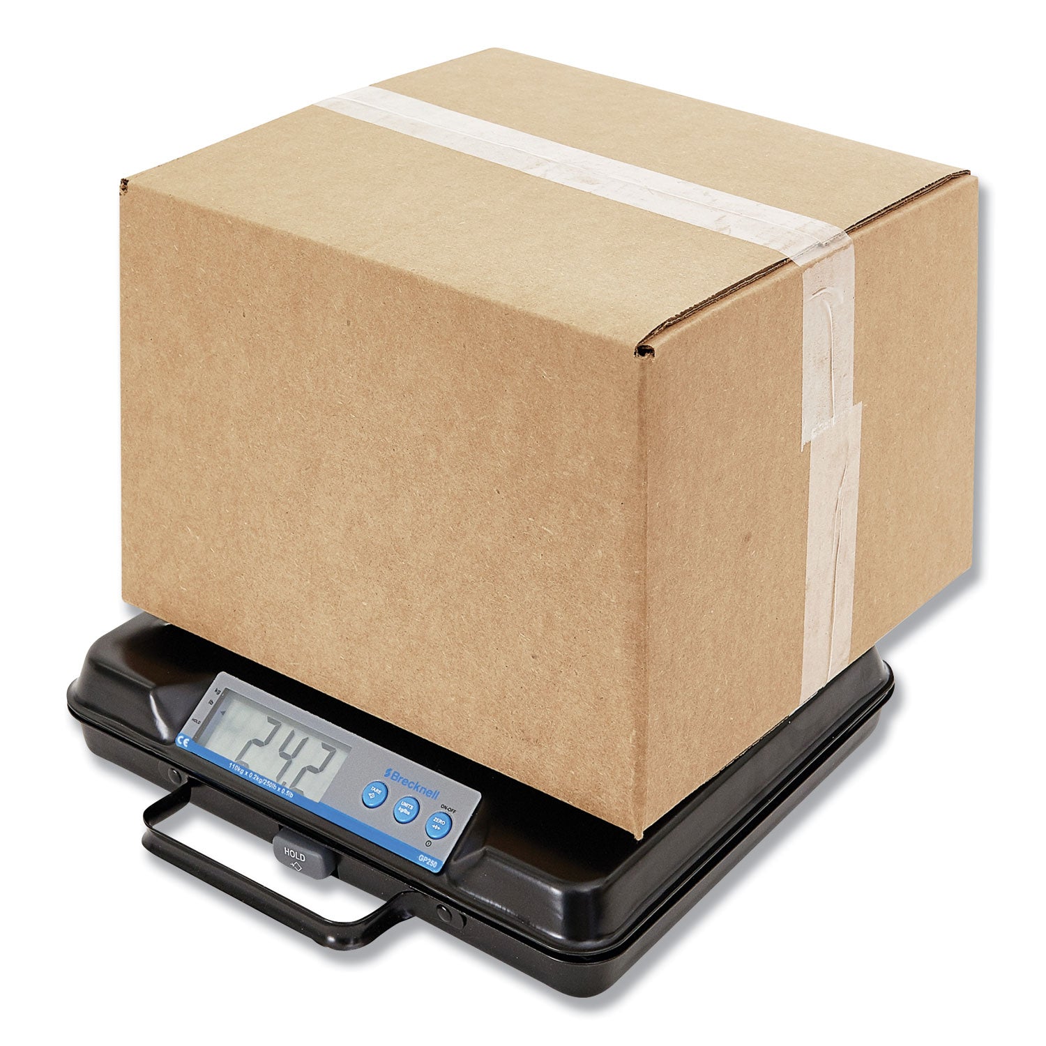 Brecknell Portable Electronic Utility Bench Scale, 250 lb Capacity, 12.5 x 10.95 x 2.2  Platform