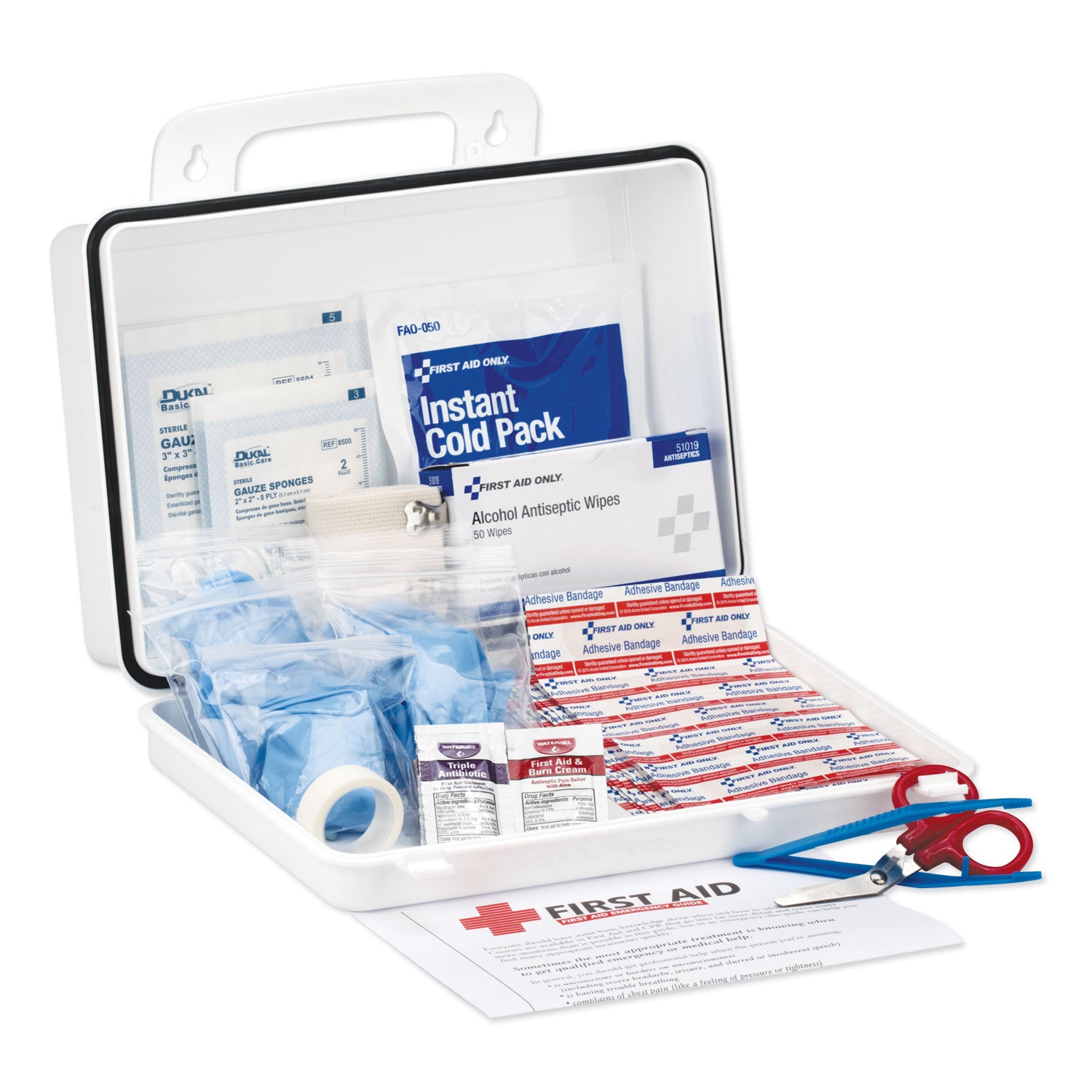 PhysiciansCare® by First Aid Only® Office First Aid Kit, For Up To 25 People, 131 Pieces, Plastic Case