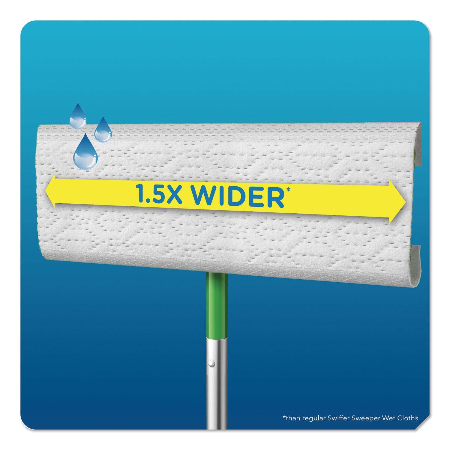 Swiffer® Max/XL Wet Refill Cloths, 16.5 x 9, White, 12/Tub, 6 Tubs/Carton