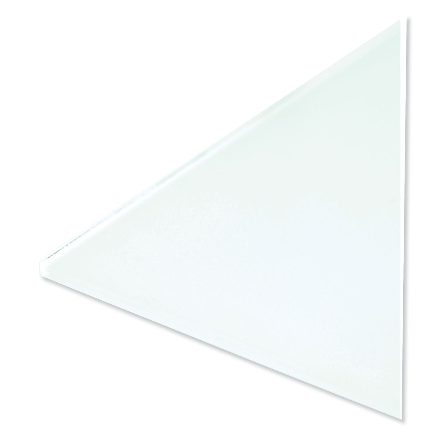 U Brands Floating Glass Dry Erase Board, 36" x 24" (Actual Size: 35" x 23"), White Surface