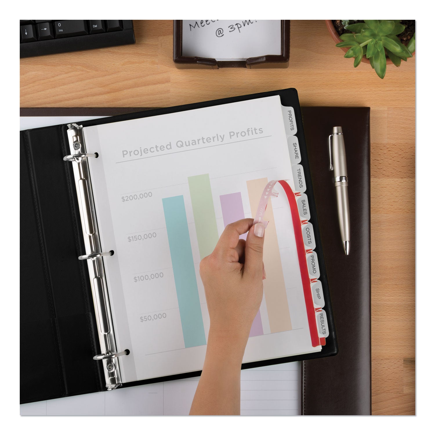 Avery® Print and Apply Index Maker Clear Label Plastic Dividers w/Printable Label Strip, 8-Tab, 11 x 8.5, Frosted Clear Tabs, 5 Sets