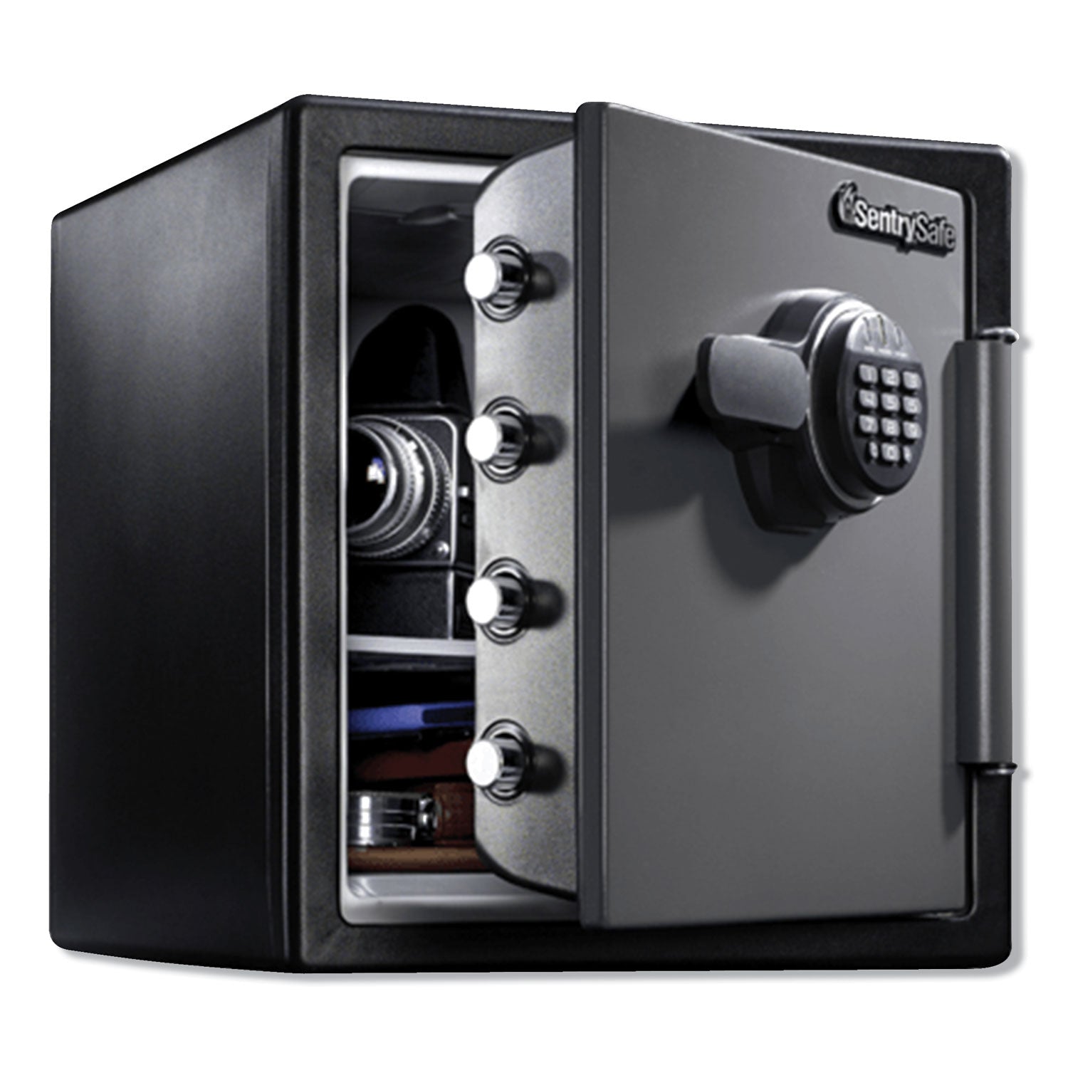Sentry® Safe Fire-Safe With Digital Keypad Access, 1.23 Cu Ft, 16.38w X 19.38d X 17.88h, Gunmetal