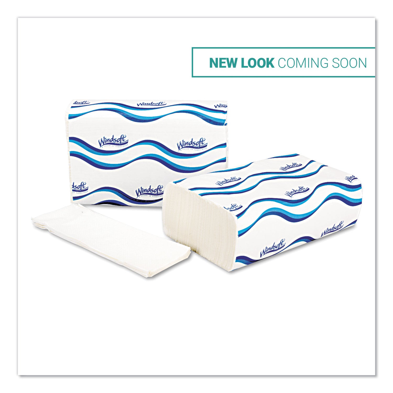 Windsoft® Multifold Paper Towels, 1-Ply, White, 9.25 x 9.5, 250/Pack, 16 Packs/Carton