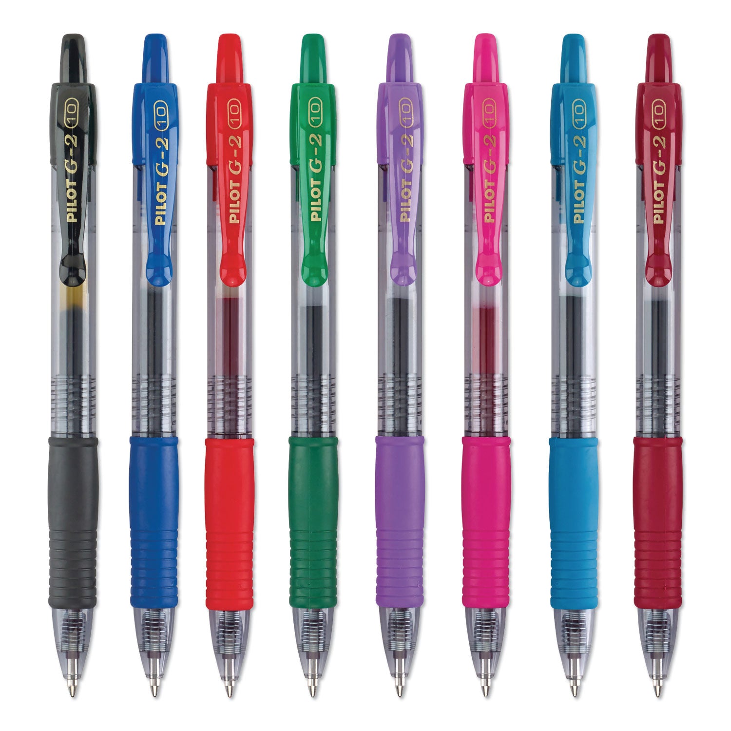 Pilot® G2 Premium Gel Pen Convenience Pack, Retractable, Bold 1 Mm, Assorted Ink And Barrel Colors, 8/pack