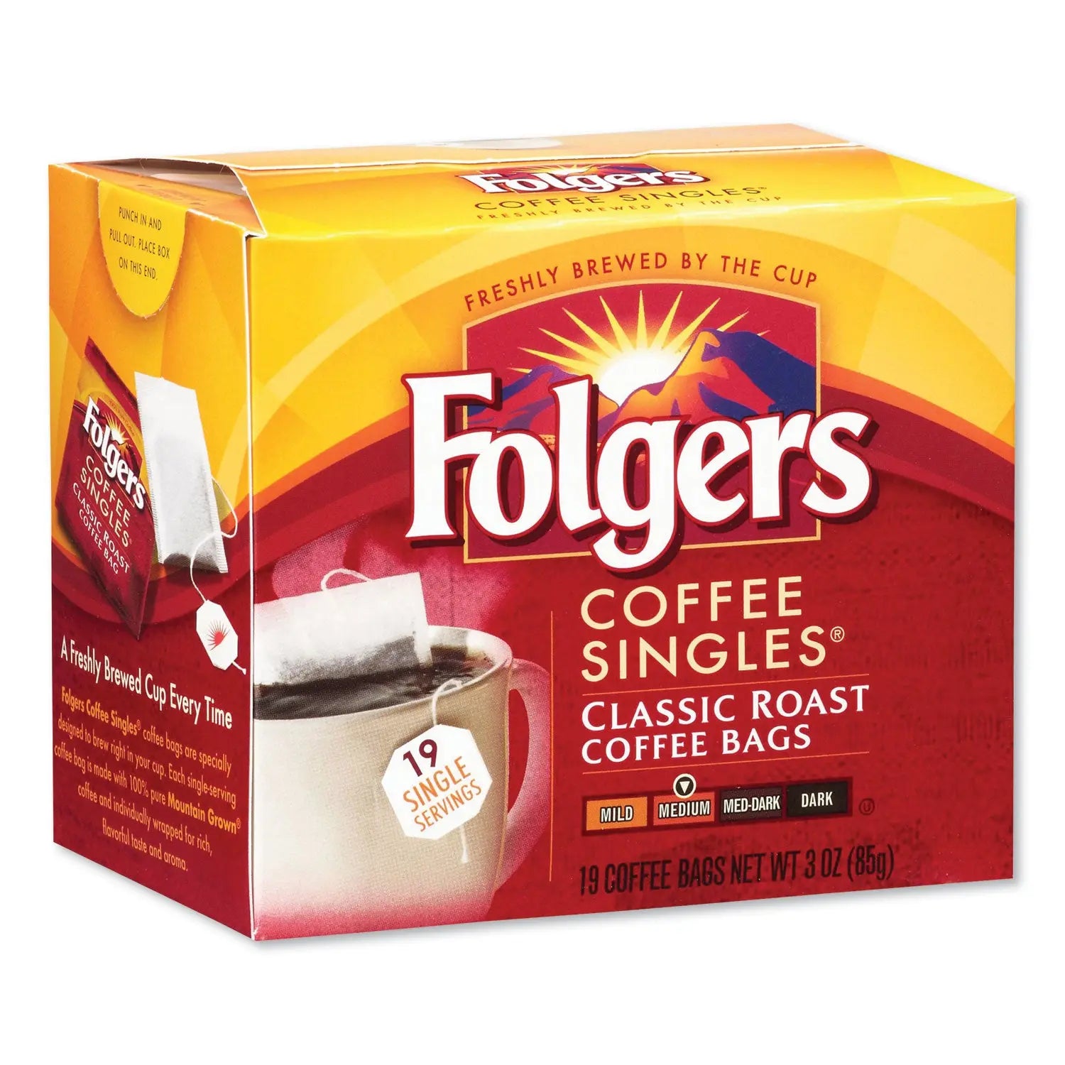 Coffee Filter Packs, Classic Roast, 0.16 oz, 19/Pack Folgers® Flipcost