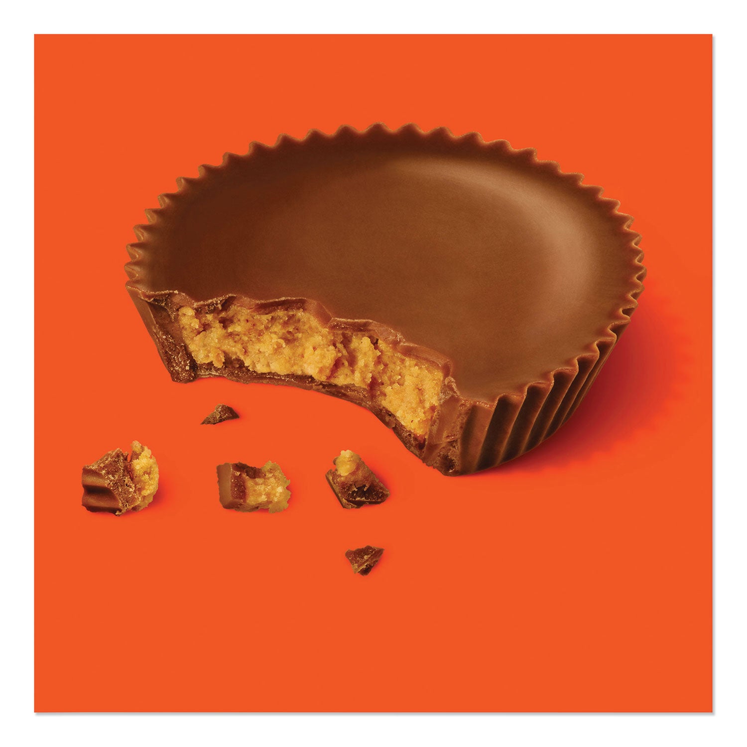 Reese's® Peanut Butter Cups Bar, Full Size, 1.5 oz Bar, 2 Cups/Bar, 36 Bars/Box
