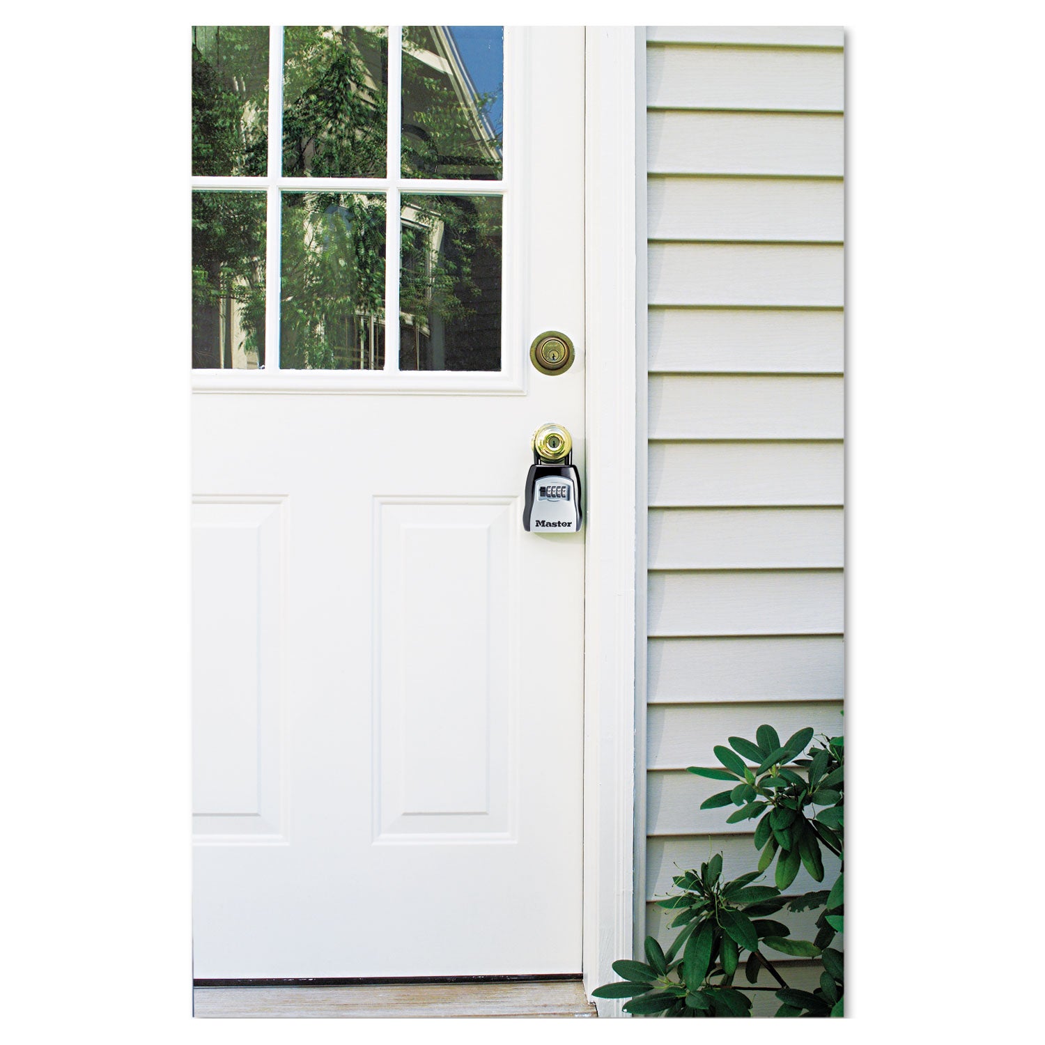 Master Lock® Locking Combination 5 Key Steel Box, 3.25" Wide, Black/Silver