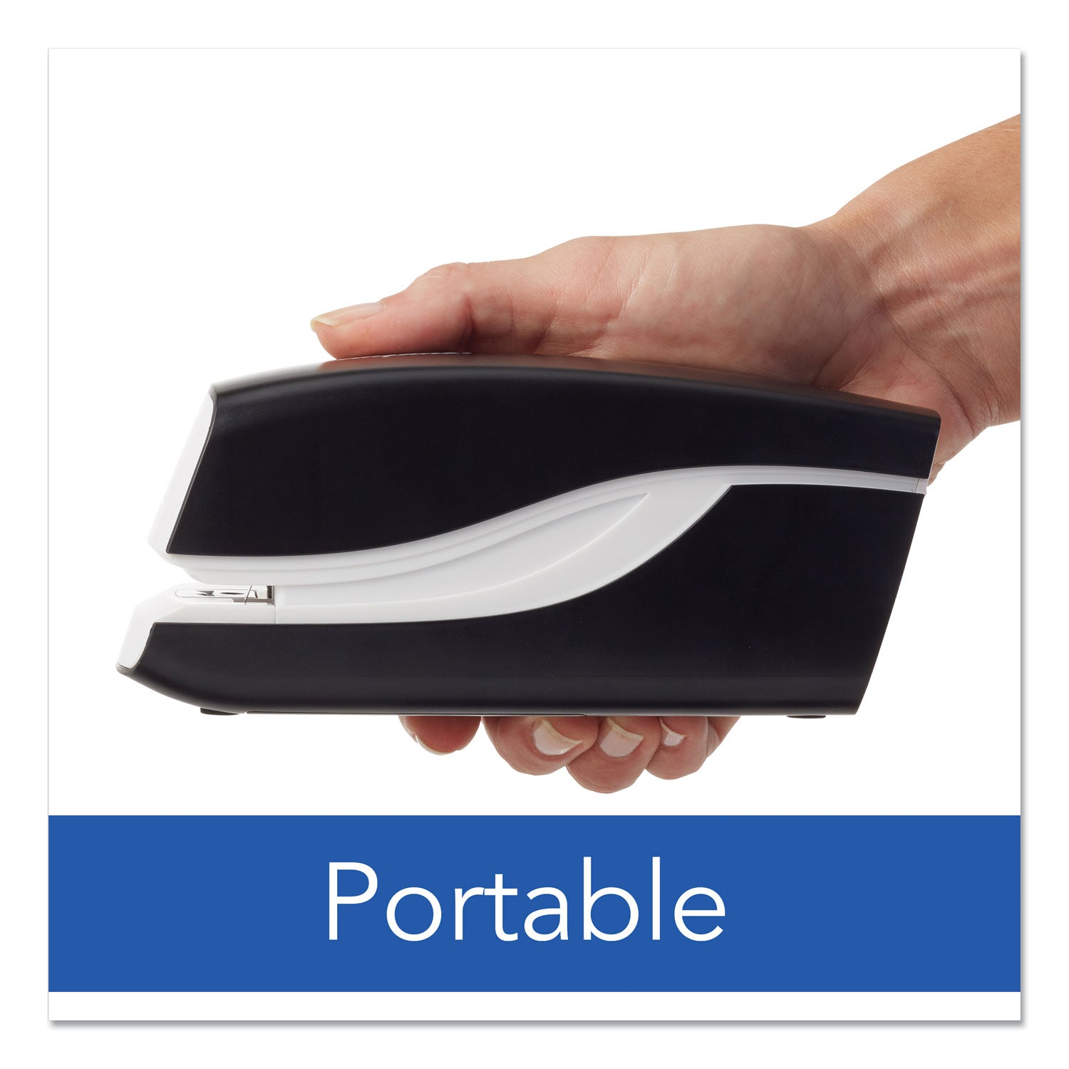 Swingline® Breeze Automatic Stapler, 20-Sheet Capacity, Black