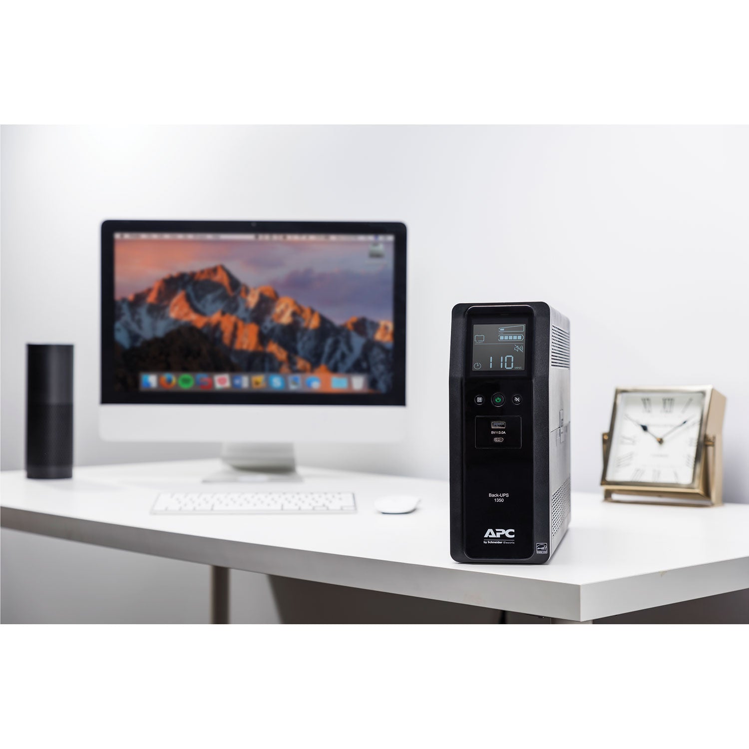 APC® BN1350M2 Back-UPS PRO BN Series Battery Backup System, 10 Outlets, 1,350 VA, 1,080 J