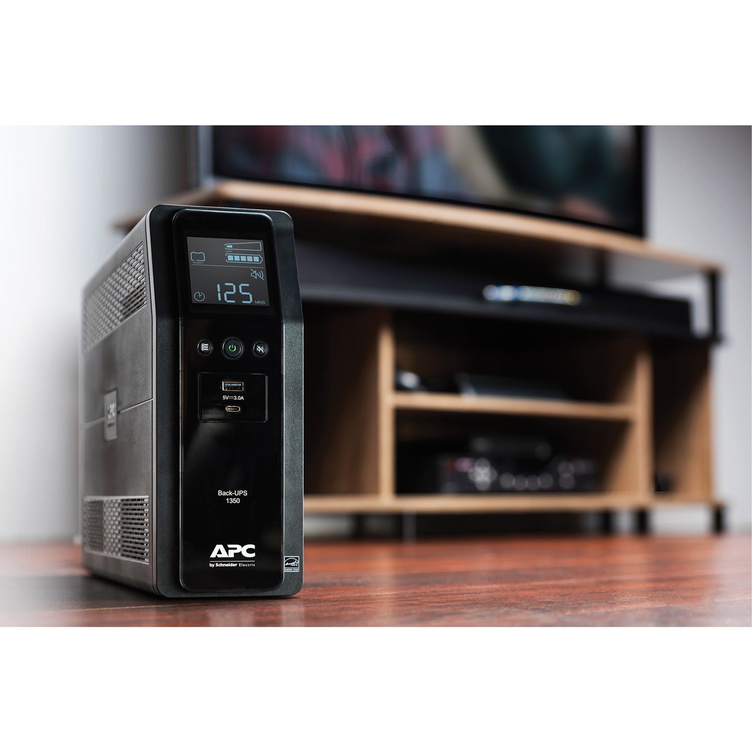 APC® BN1350M2 Back-UPS PRO BN Series Battery Backup System, 10 Outlets, 1,350 VA, 1,080 J