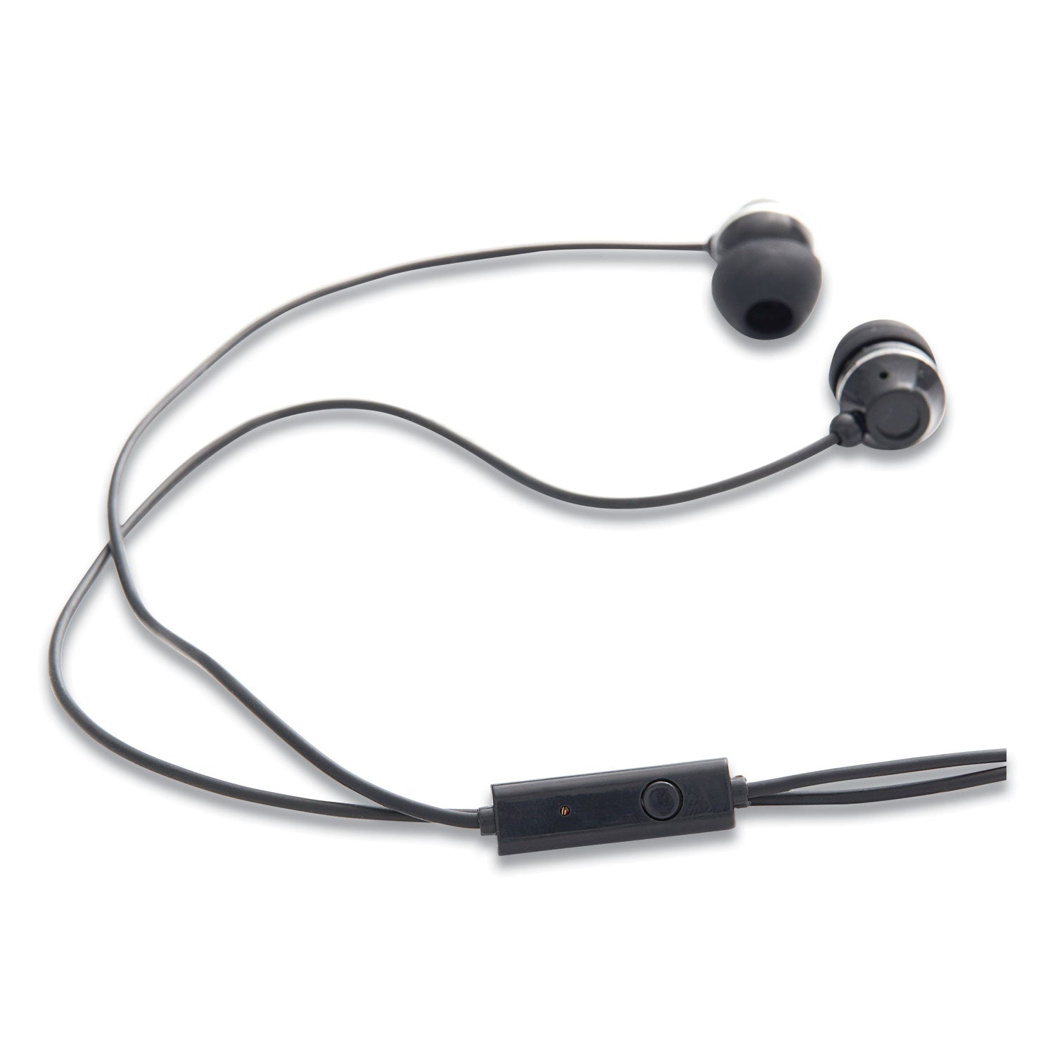 Verbatim® Stereo Earphones With Microphone, Black