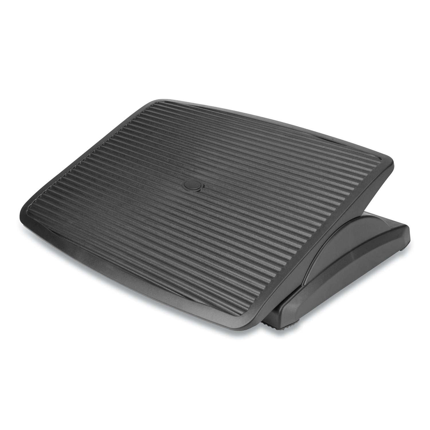 Mind Reader Adjustable Height Ergonomic Footrest, 17.62w x 14d x 3.75h, Black