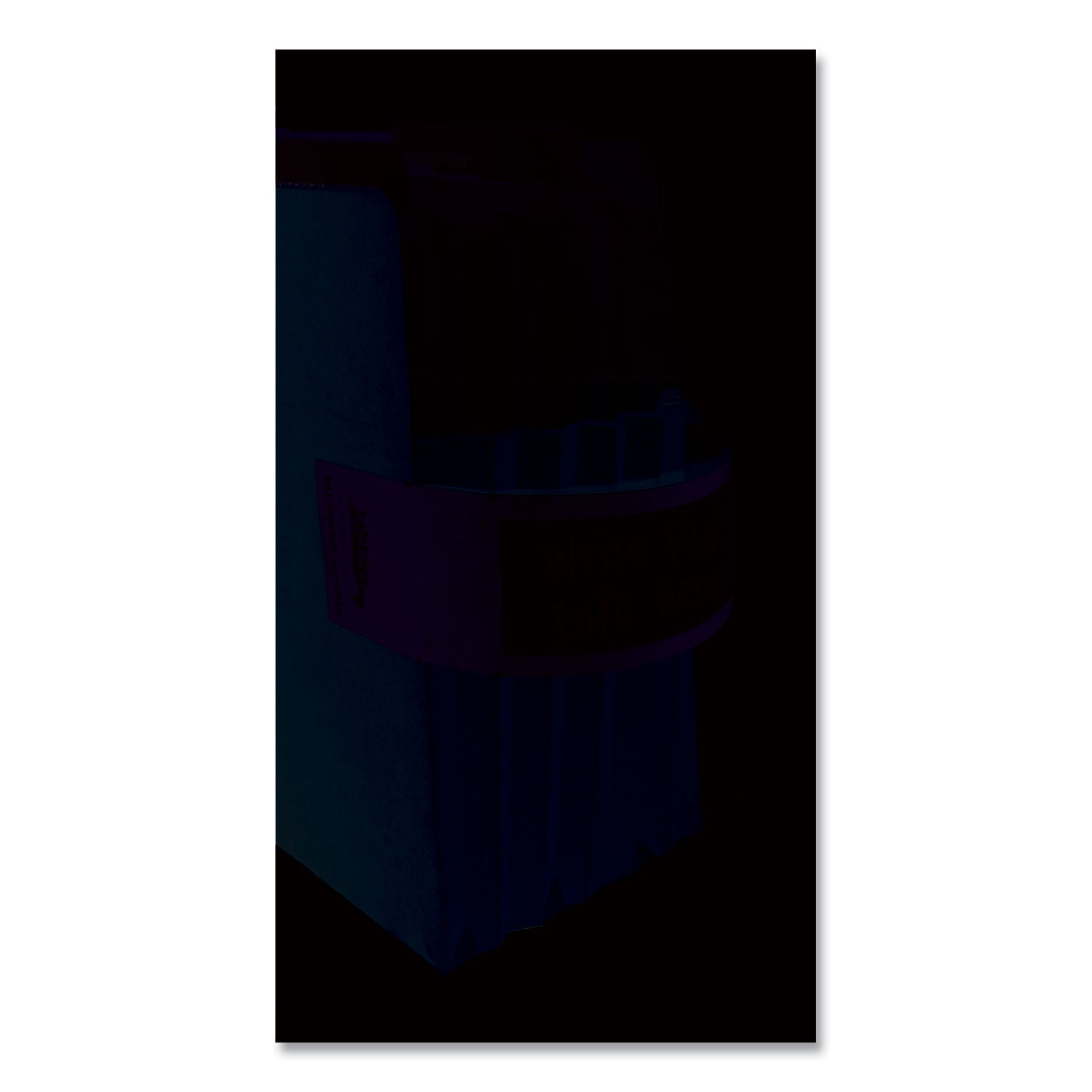 Tabbies® File Pocket Handles, 9.63 X 2, Yellow/white, 4/sheet, 12 Sheets/pack