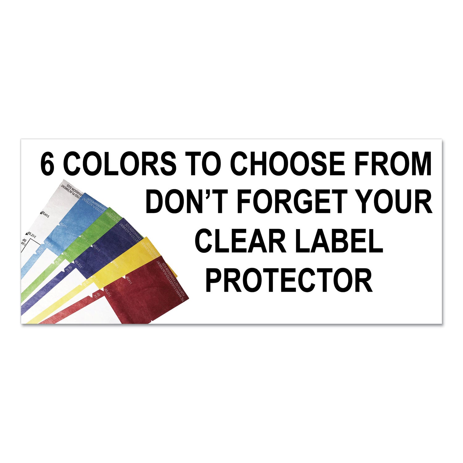 Tabbies® File Pocket Handles, 9.63 X 2, Dark Blue/white, 4/sheet, 12 Sheets/pack