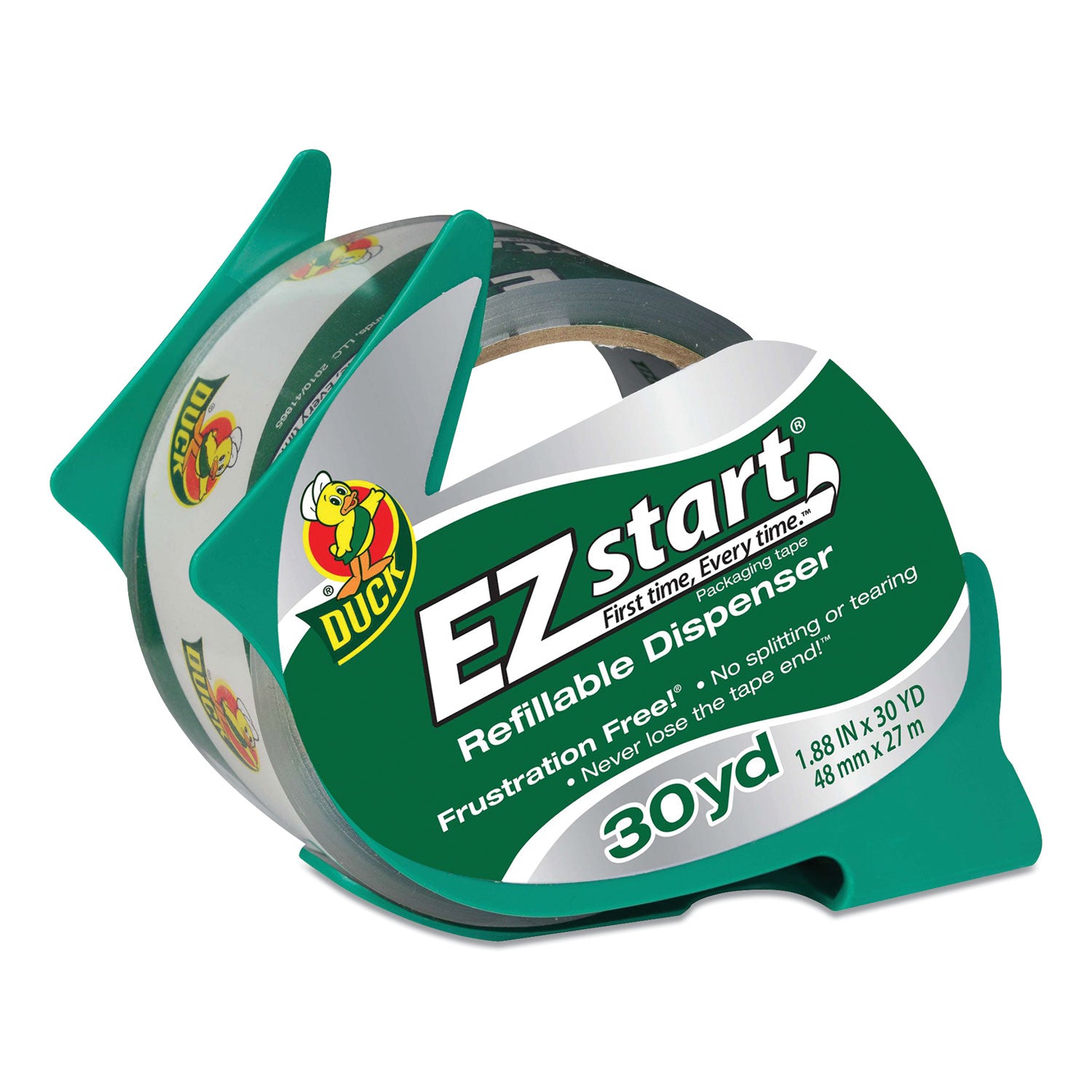 EZ Start Carton Sealing Tape, 1.89" Core, 1.88" x 30 yds, Clear