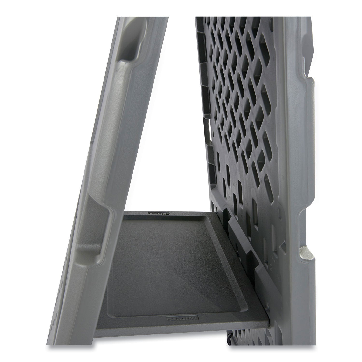 Iceberg Ingenuity Presentation Flipchart Easel with Dry Erase Surface, 33" x 28", White Surface, Charcoal Gray Polyethylene Frame