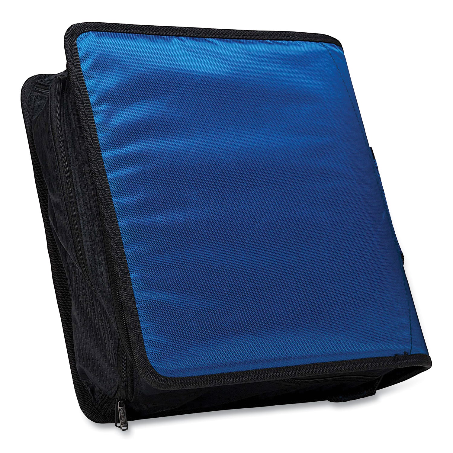 Case it™ King Size Mighty Zip Tab Binder, 3 Rings, 4" Capacity, 11 X 8.5, Blue