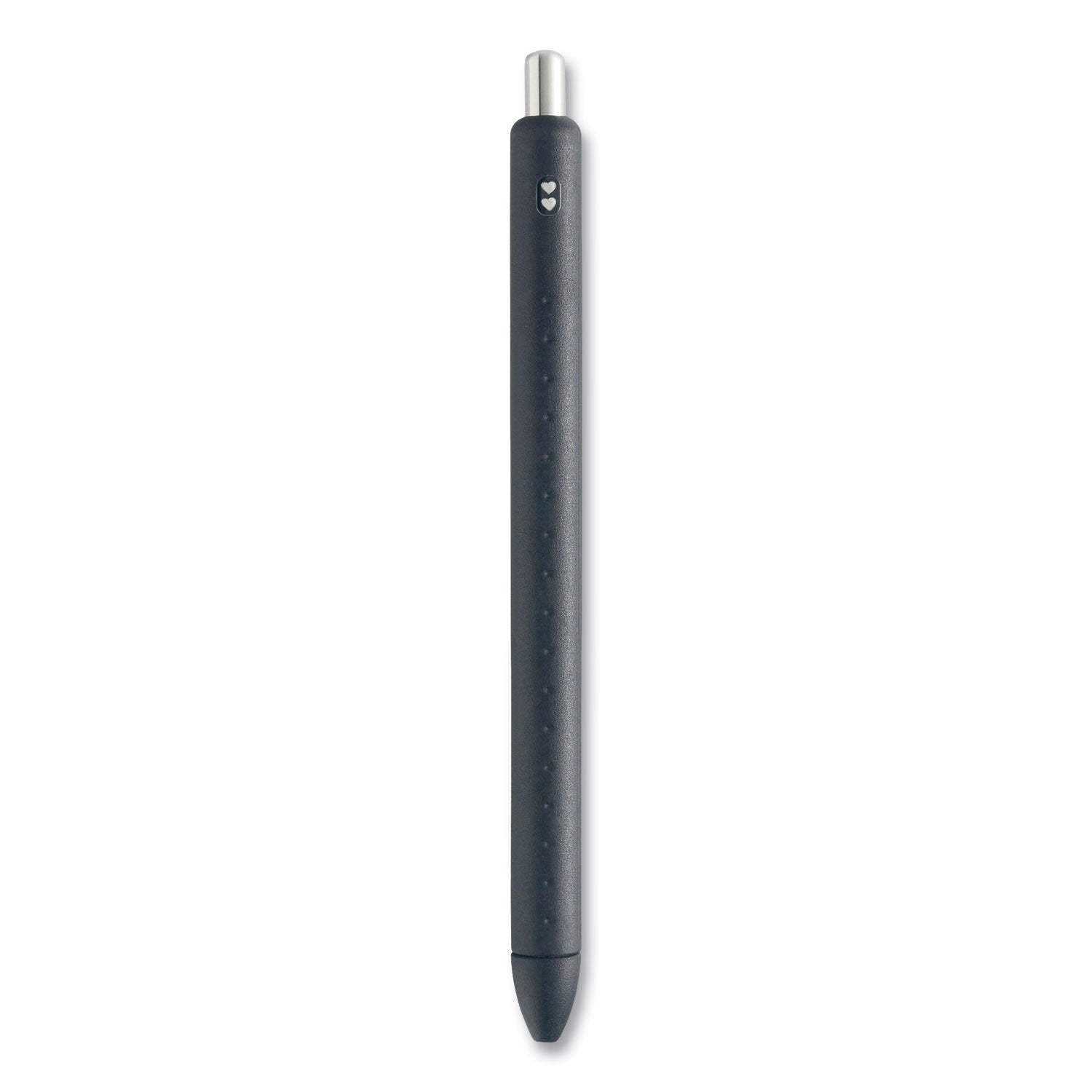 Paper Mate® InkJoy Gel Pen, Retractable, Medium 0.7 mm, Black Ink, Black/Smoke Barrel, 8/Pack