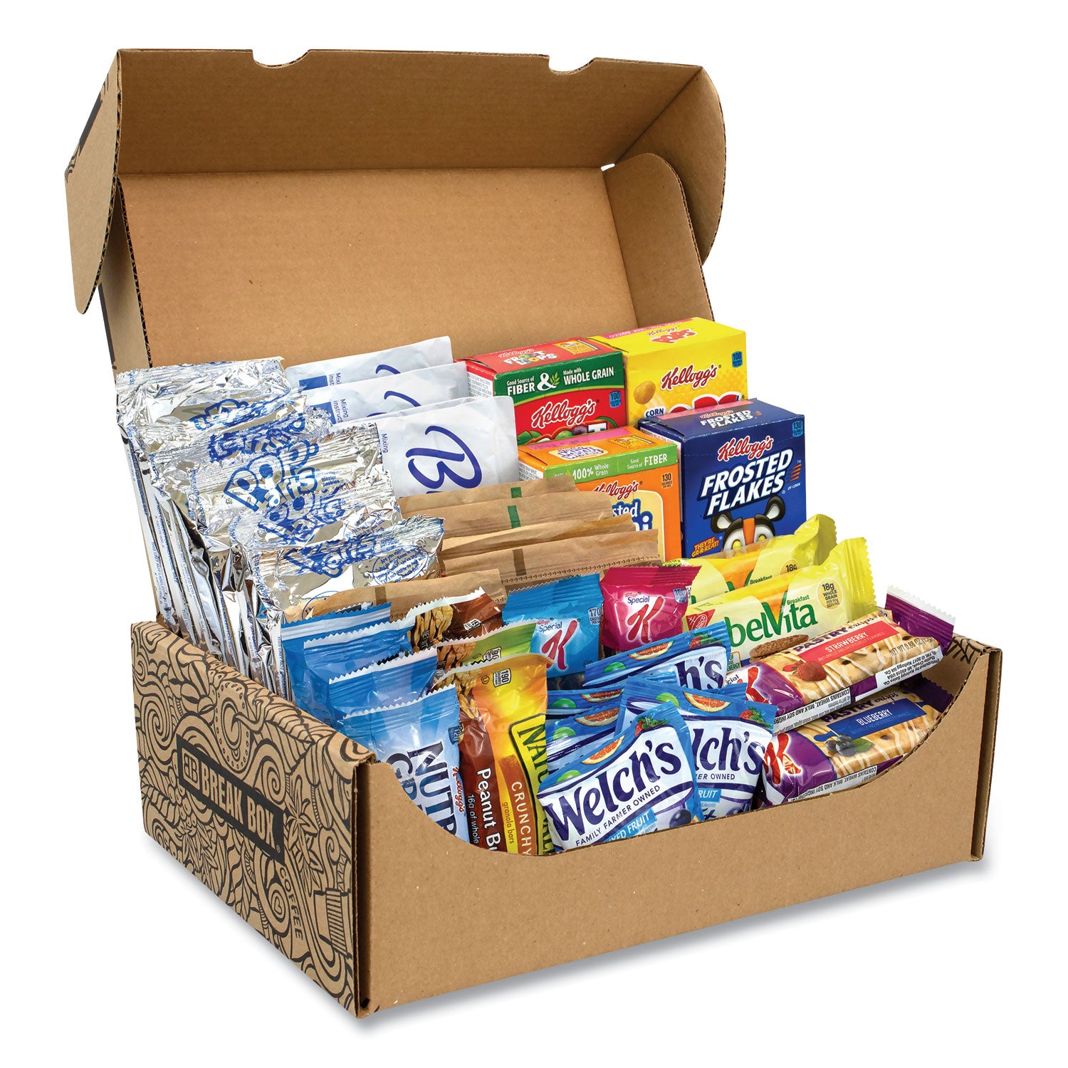 Breakfast Snack Box, 41 Assorted Snacks/Box
