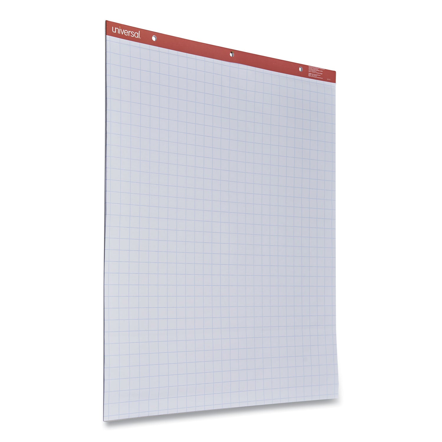 Universal™ Easel Pads/Flip Charts, Quadrille Rule (1 sq/in), 27 x 34, White, 50 Sheets, 2/Carton