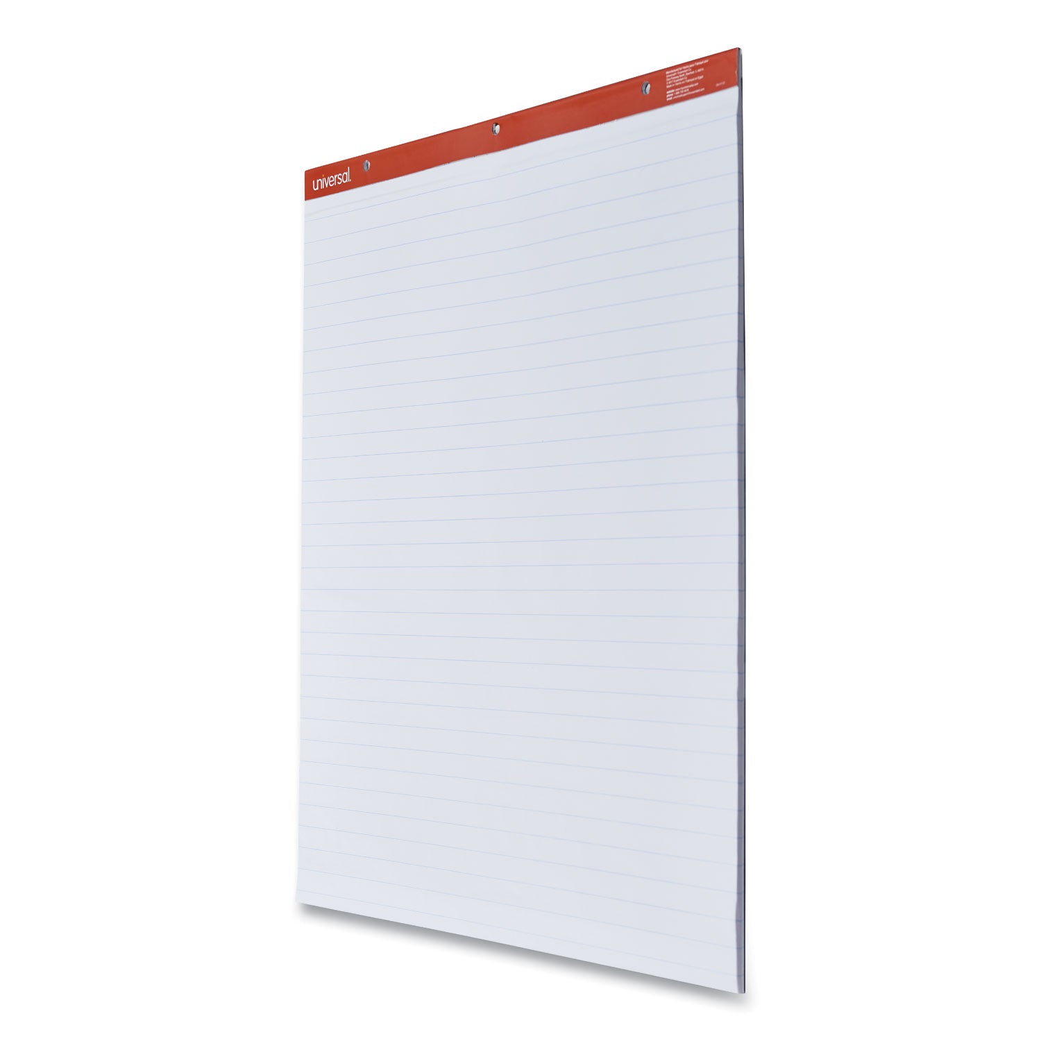 Universal™ Easel Pads/Flip Charts, Presentation Format (1" Rule), 27 x 34, White, 50 Sheets, 2/Carton