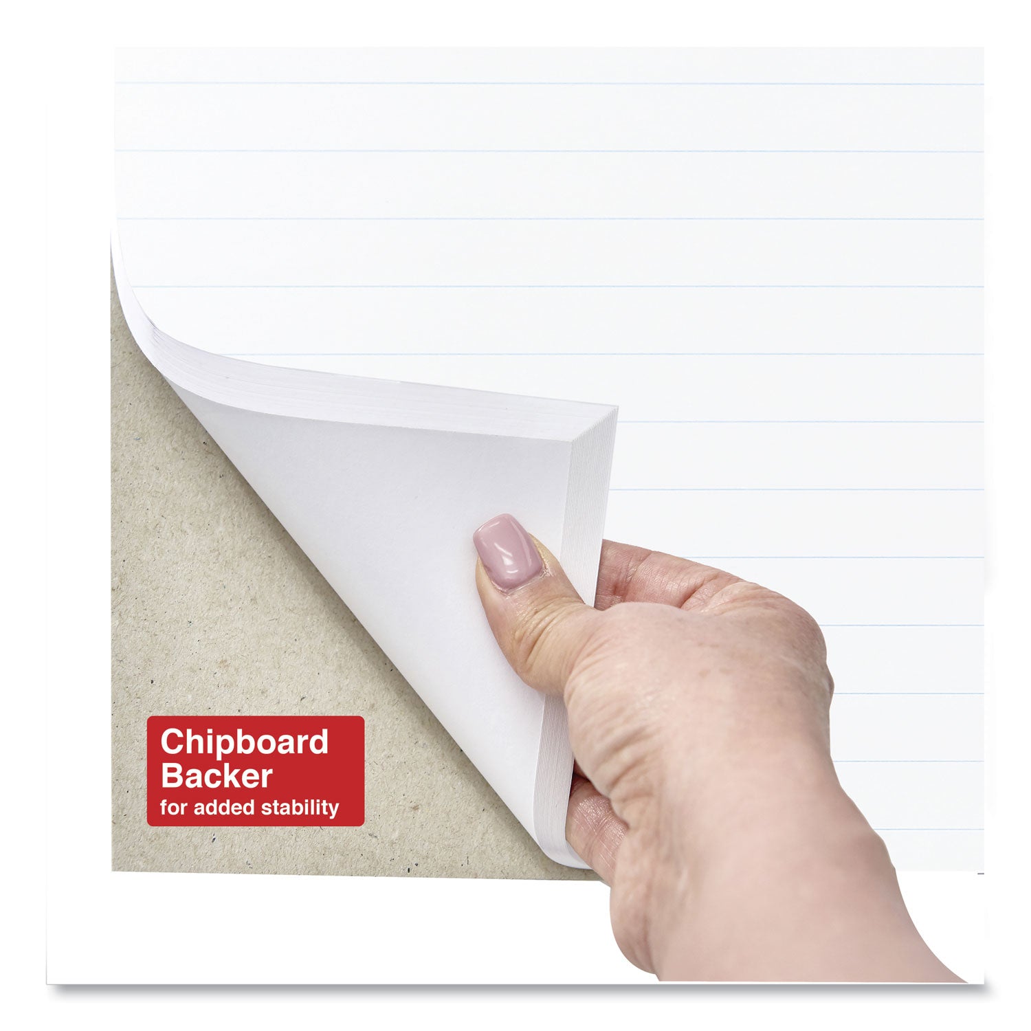 Universal™ Easel Pads/Flip Charts, Presentation Format (1" Rule), 27 x 34, White, 50 Sheets, 2/Carton