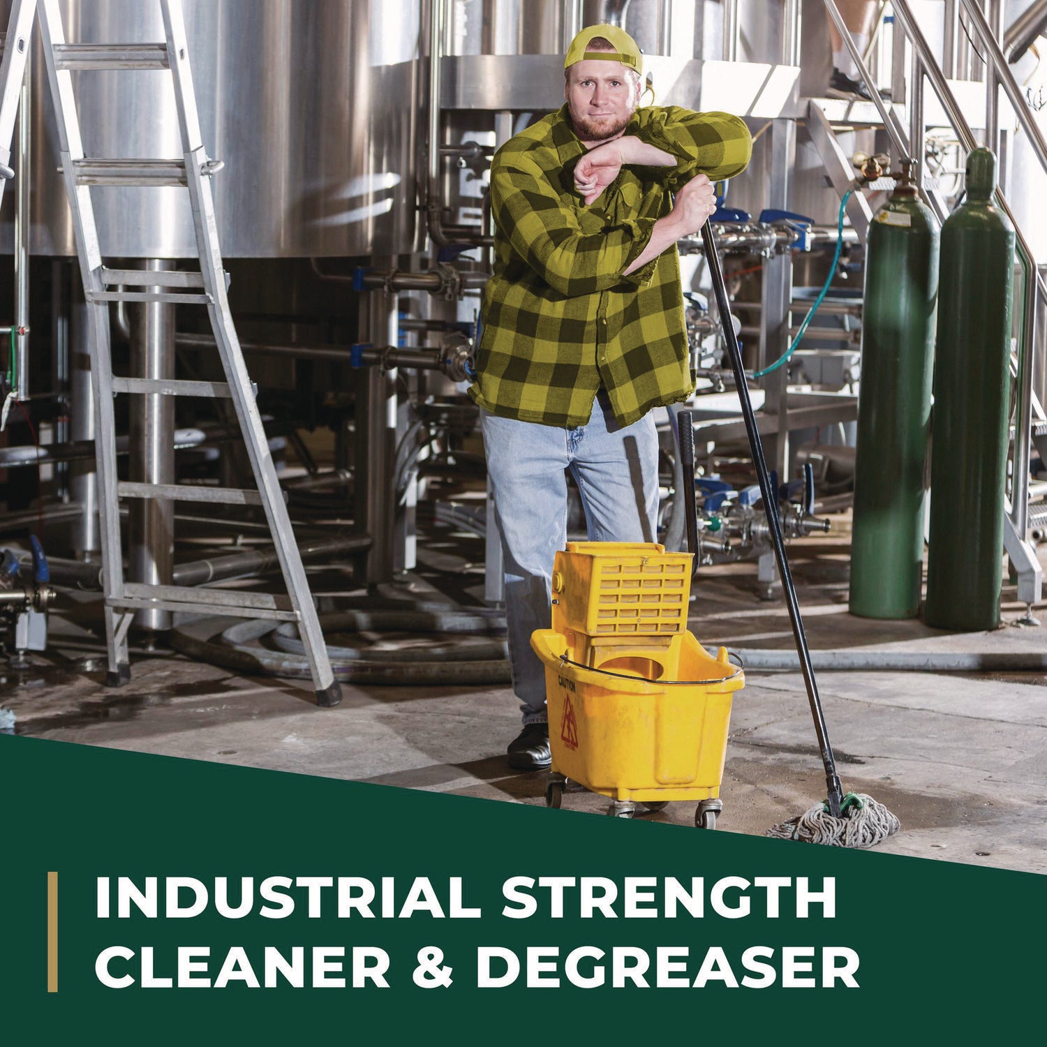Simple Green® Industrial Cleaner And Degreaser, Concentrated, Lemon, 1 Gal Bottle, 6/carton