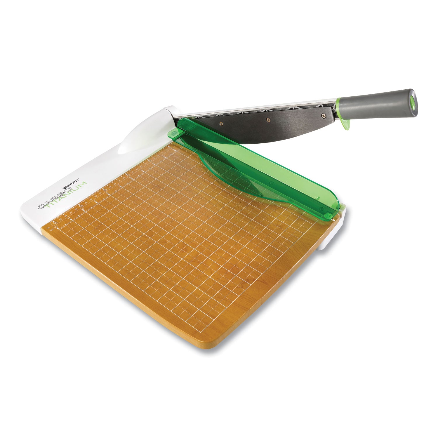 Westcott® Carbotitanium Guillotine Paper Trimmer, 30 Sheets, 12" Cut Length, Metal/wood Composite Base, 14 X 22
