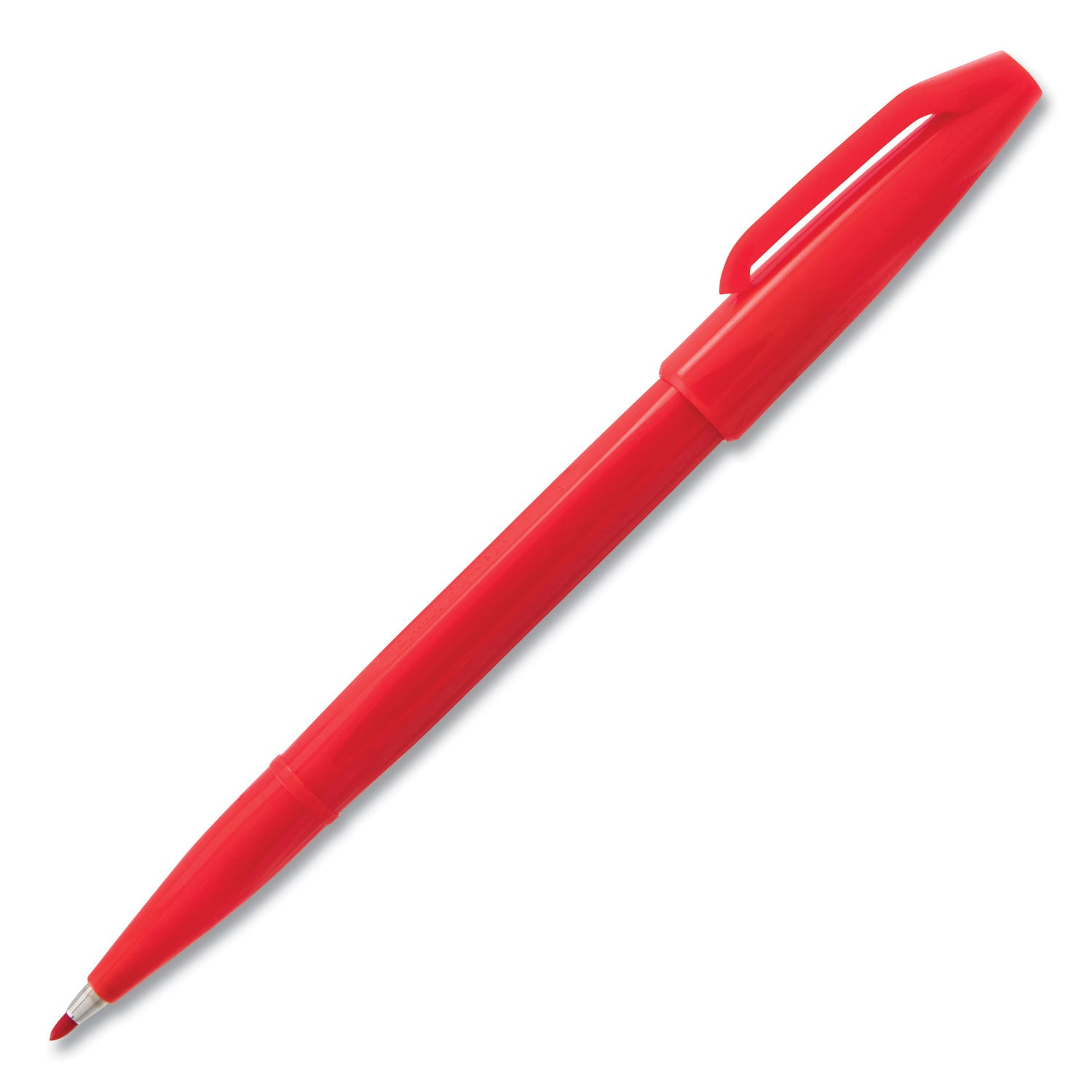 Pentel Arts® Sign Pen Fine Point Color Marker, Extra-Fine Bullet Tip, Red, Dozen