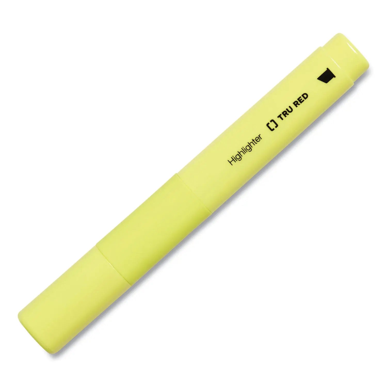 Pen Style Chisel Tip Highlighter, Yellow Ink, Chisel Tip, Yellow Barrel, Dozen TRU RED™ Flipcost