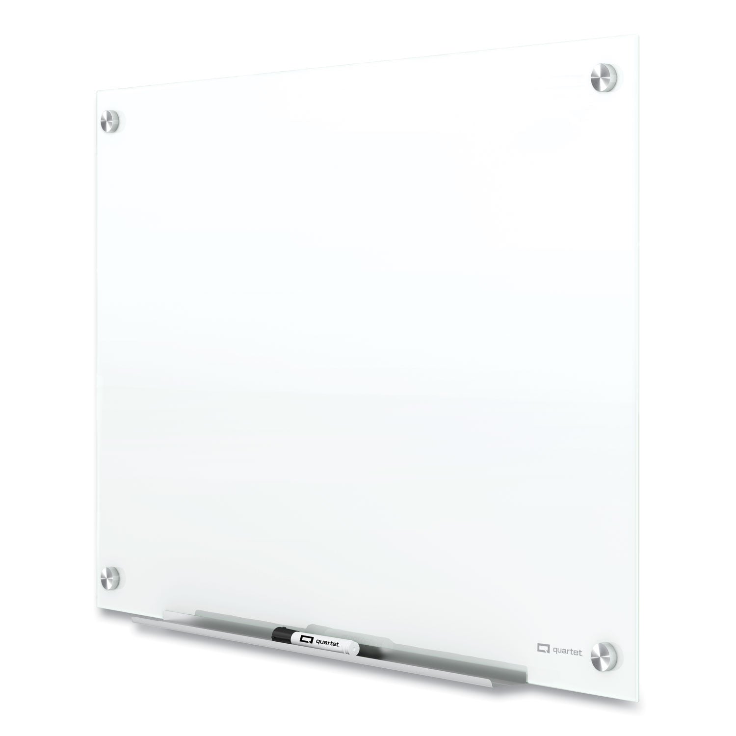 Quartet® Brilliance Glass Dry-Erase Boards, 48" x 36", White Surface