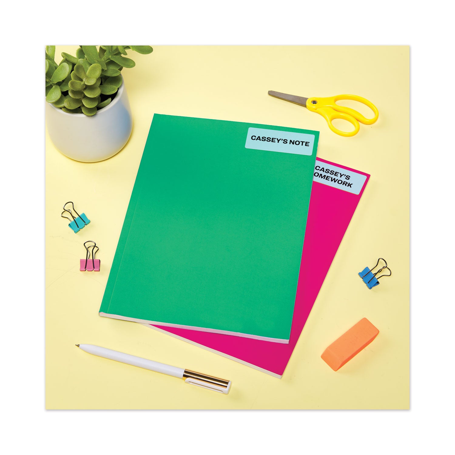 Avery® High-Visibility Permanent Laser ID Labels, 1 x 2.63, Pastel Blue, 750/Pack