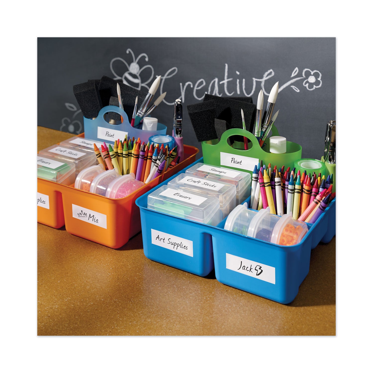 Avery® Copier Mailing Labels, Copiers, 1 X 2.81, White, 33/sheet, 100 Sheets/box