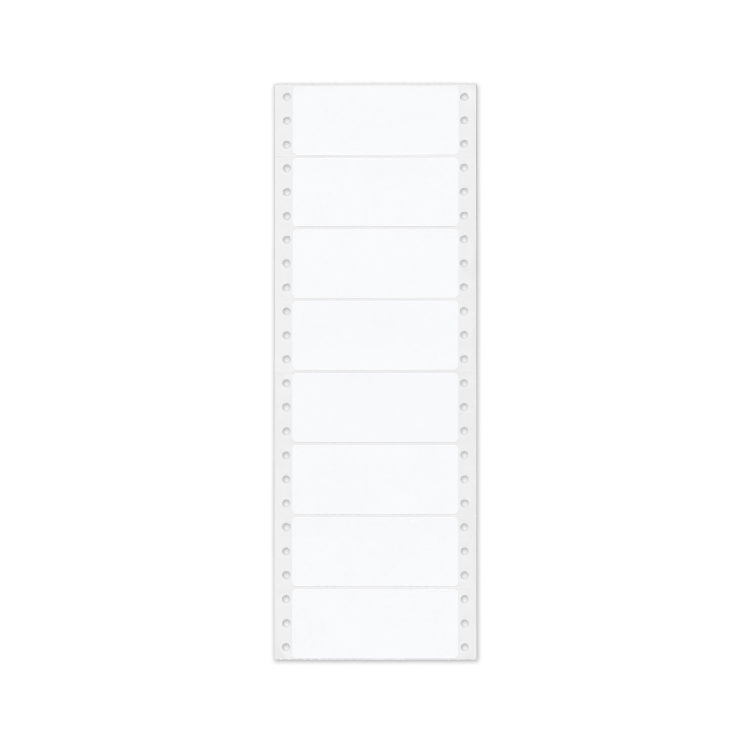 Avery® Dot Matrix Printer Mailing Labels, Pin-Fed Printers, 1.44 X 3.5, White, 5,000/box