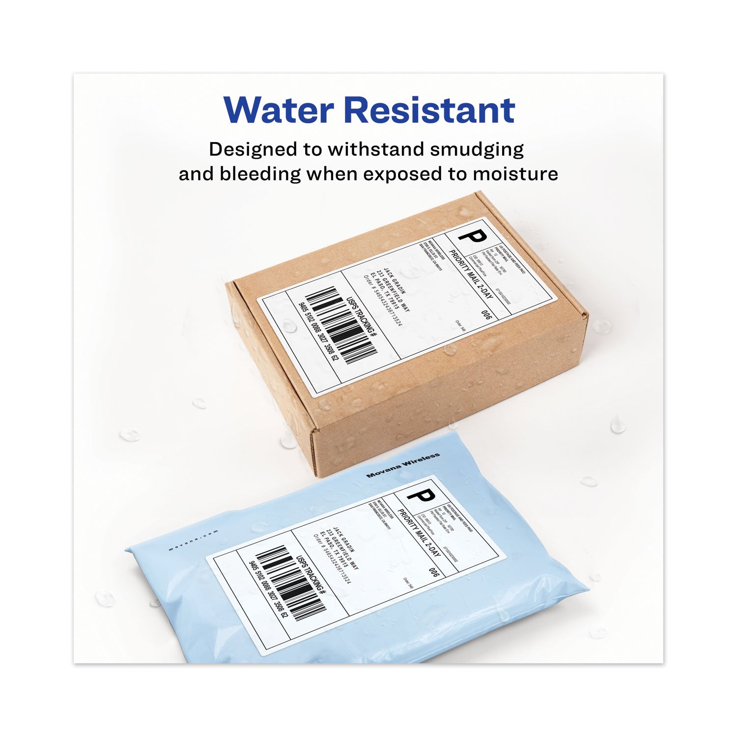 Avery® Multipurpose Thermal Labels, 4 X 6, White, 220/roll