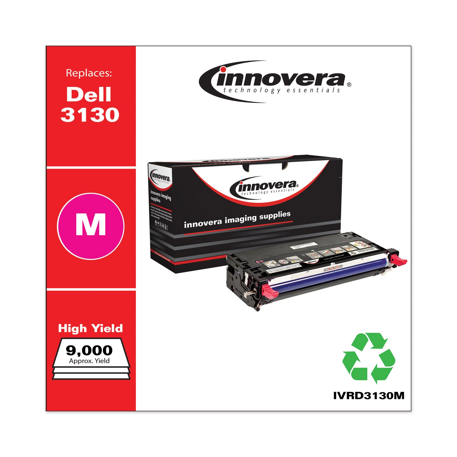 Innovera® Remanufactured Magenta High-Yield Toner, Replacement for 330-1200, 9,000 Page-Yield
