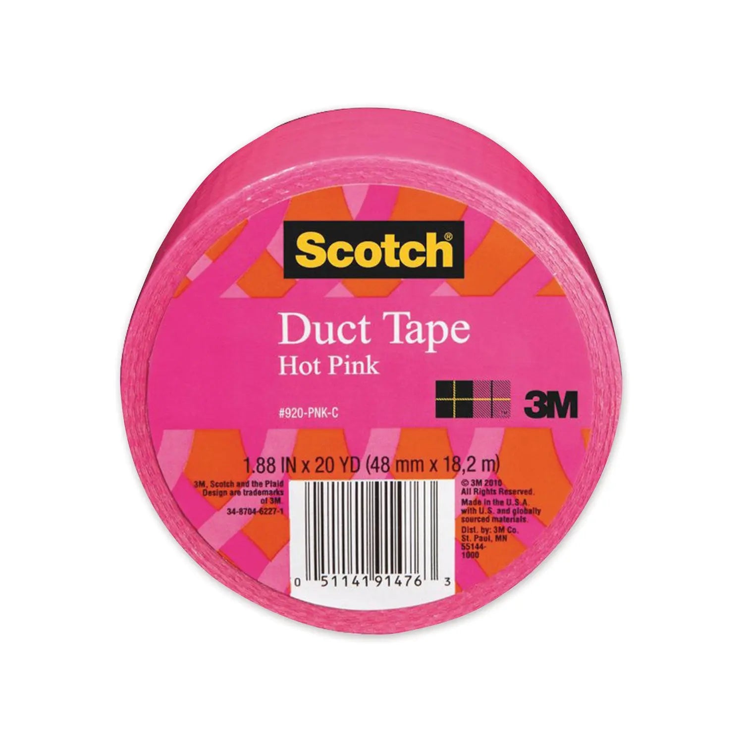 Duct Tape, 1.88" x 20 yds, Hot Pink Scotch® Flipcost