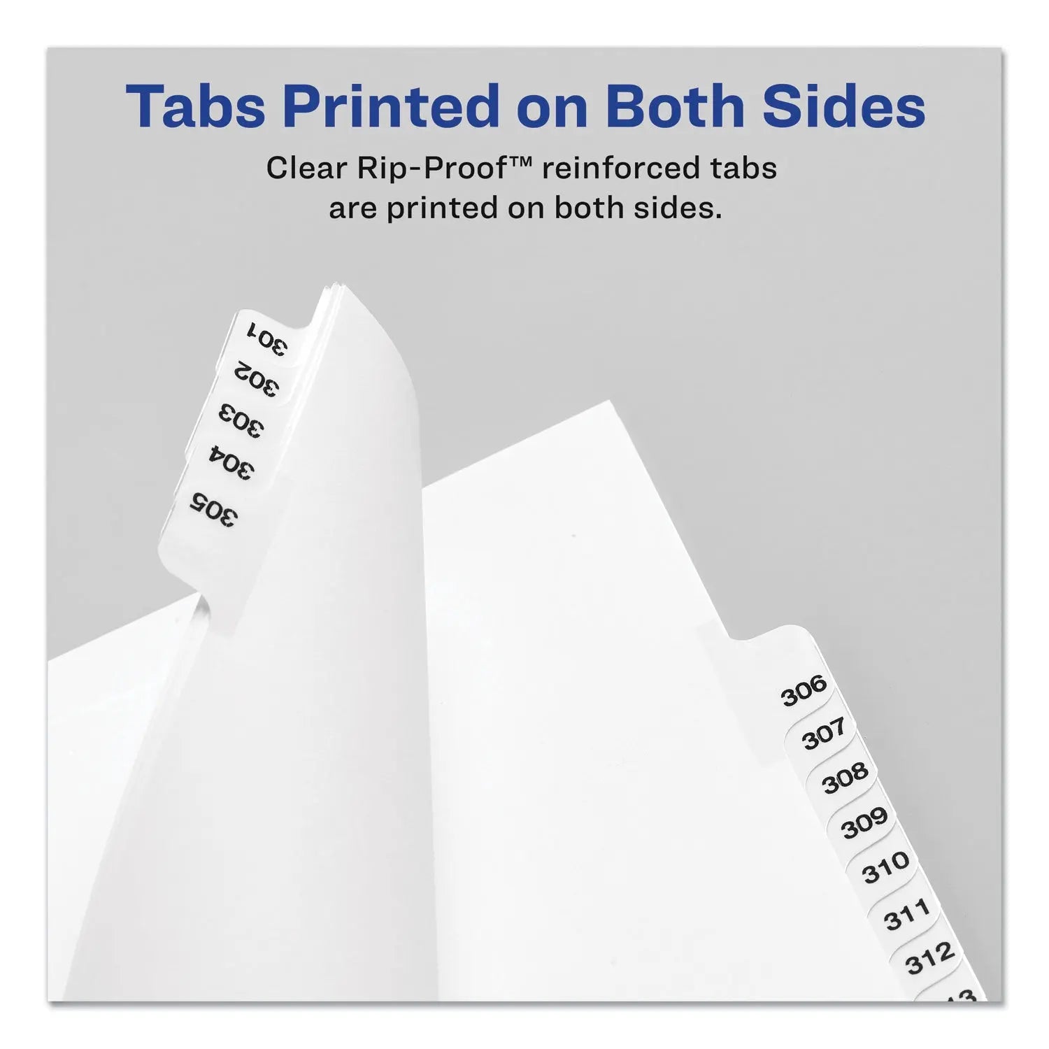 Avery-Style Preprinted Legal Side Tab Divider, 26-Tab, Exhibit C, 11 x 8.5, White, 25/Pack, (1373) Avery® Flipcost