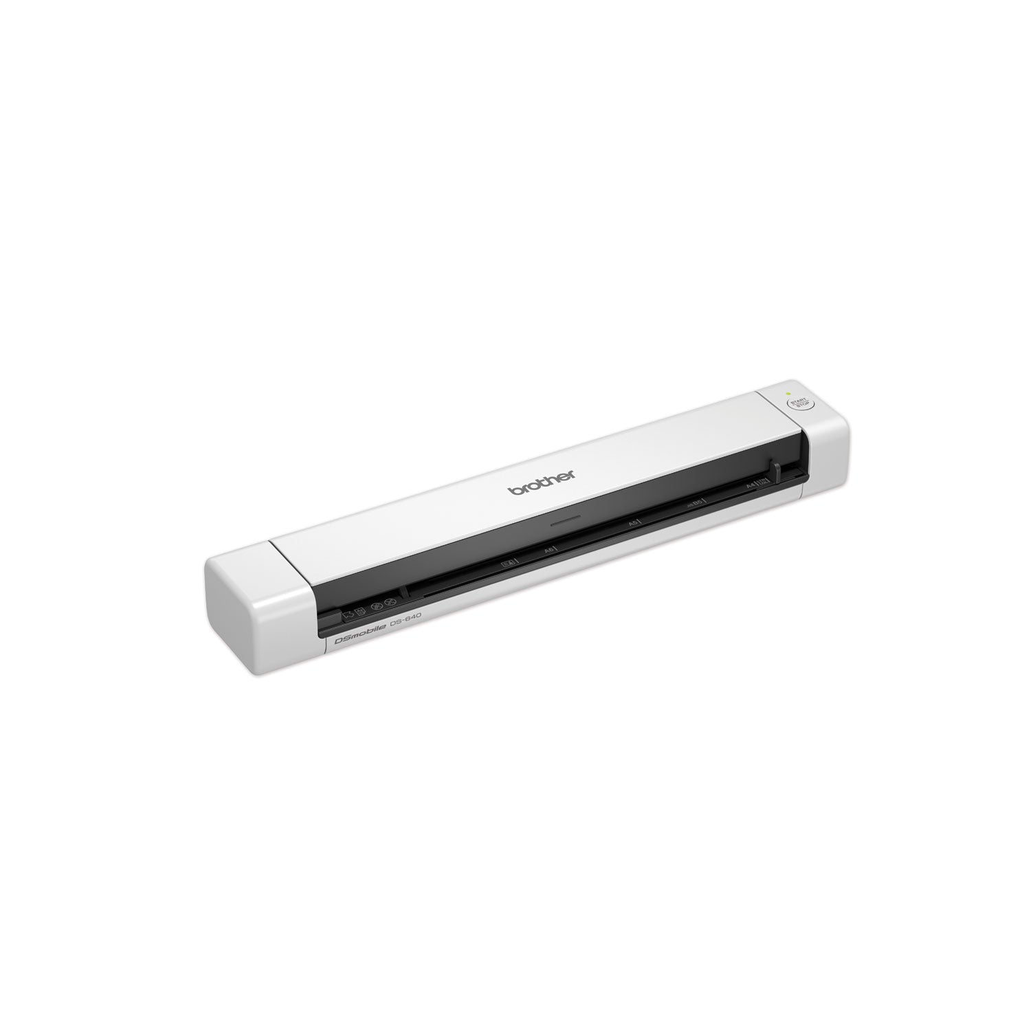 Brother Ds-640 Compact Mobile Document Scanner, 600 Dpi Optical Resolution, 1-Sheet Auto Document Feeder