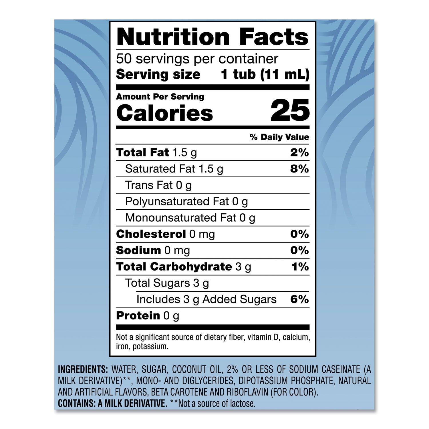 Coffee mate® Liquid Coffee Creamer, French Vanilla, 0.38 oz Mini Cups, 50/Box, 4 Boxes/Carton