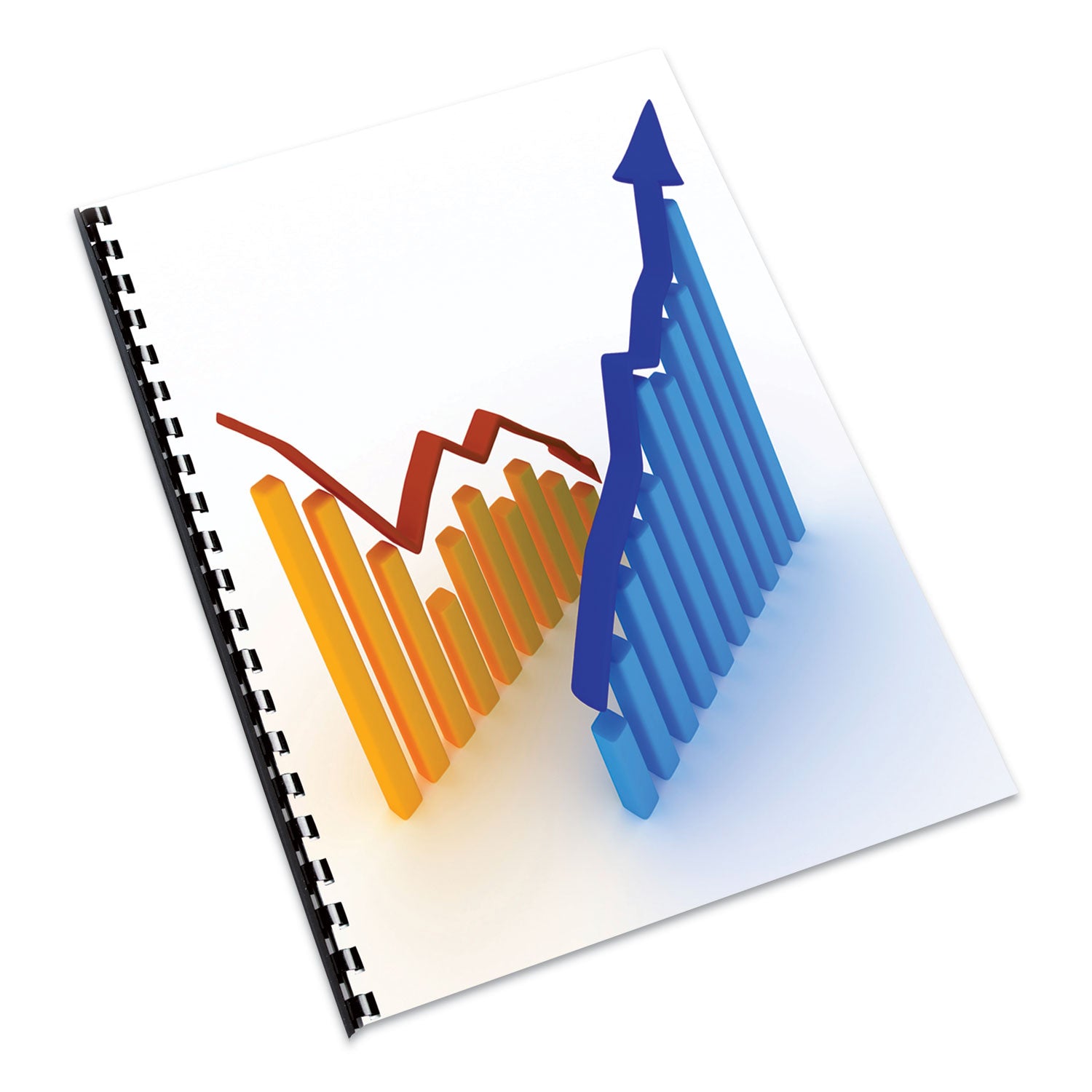 Fellowes® Expressions Linen Texture Presentation Covers for Binding Systems, Navy, 11.25 x 8.75, Unpunched, 200/Pack