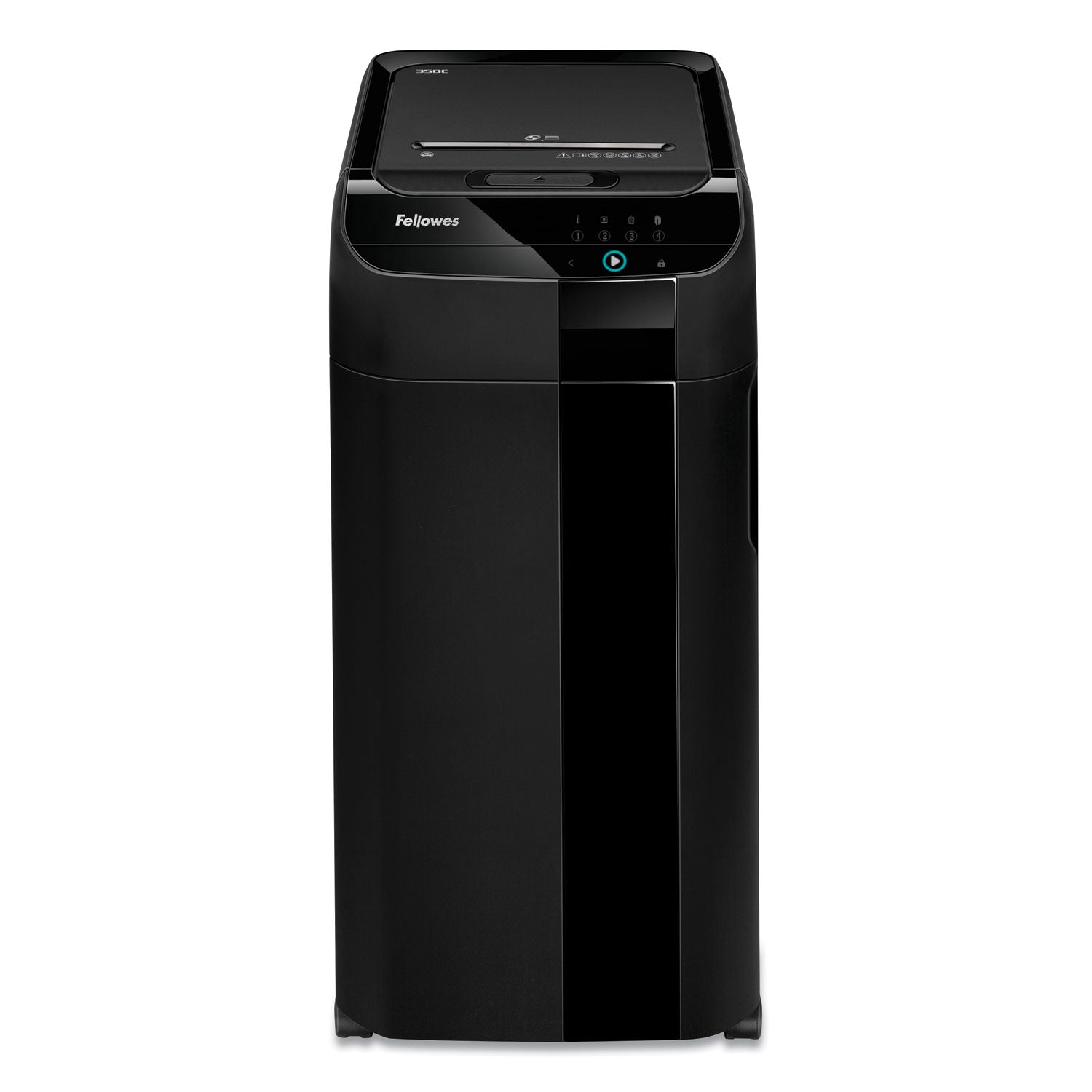 Fellowes® Automax 350c Auto Feed Cross-Cut Shredder, 350 Auto/12 Manual Sheet Capacity
